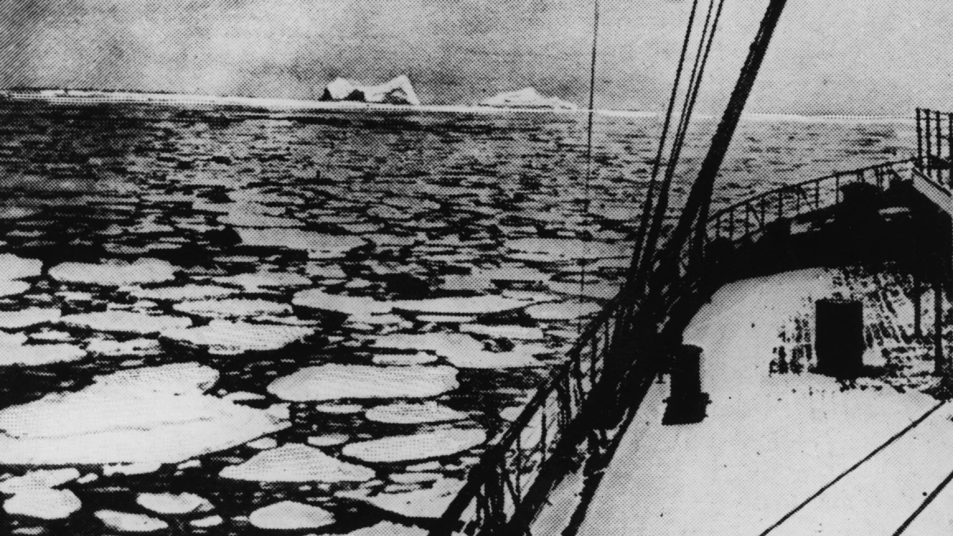 4th April 1912: Latitude 41' 46N and longitude 50' 14W, the place where the 'Titanic' sank. Original Publication: The Graphic - pub. 1912 (Photo by Hulton Archive/Getty Images)