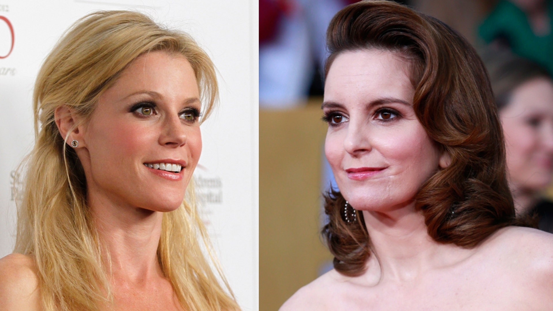 Julie Bowen and Tina Fey