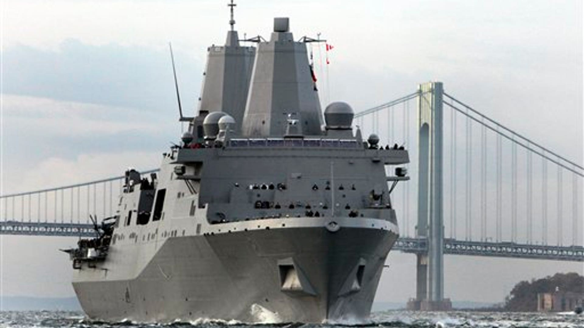USS New York Arrives in Its Namesake City