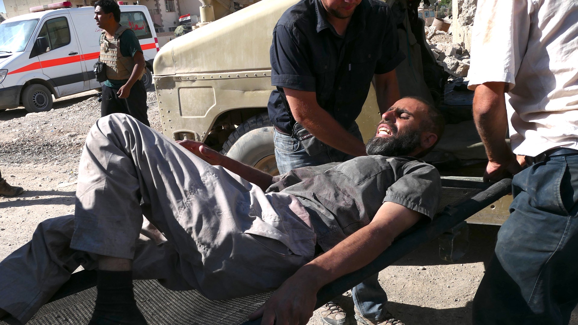 The man that the team was able to save, June 2, 2017