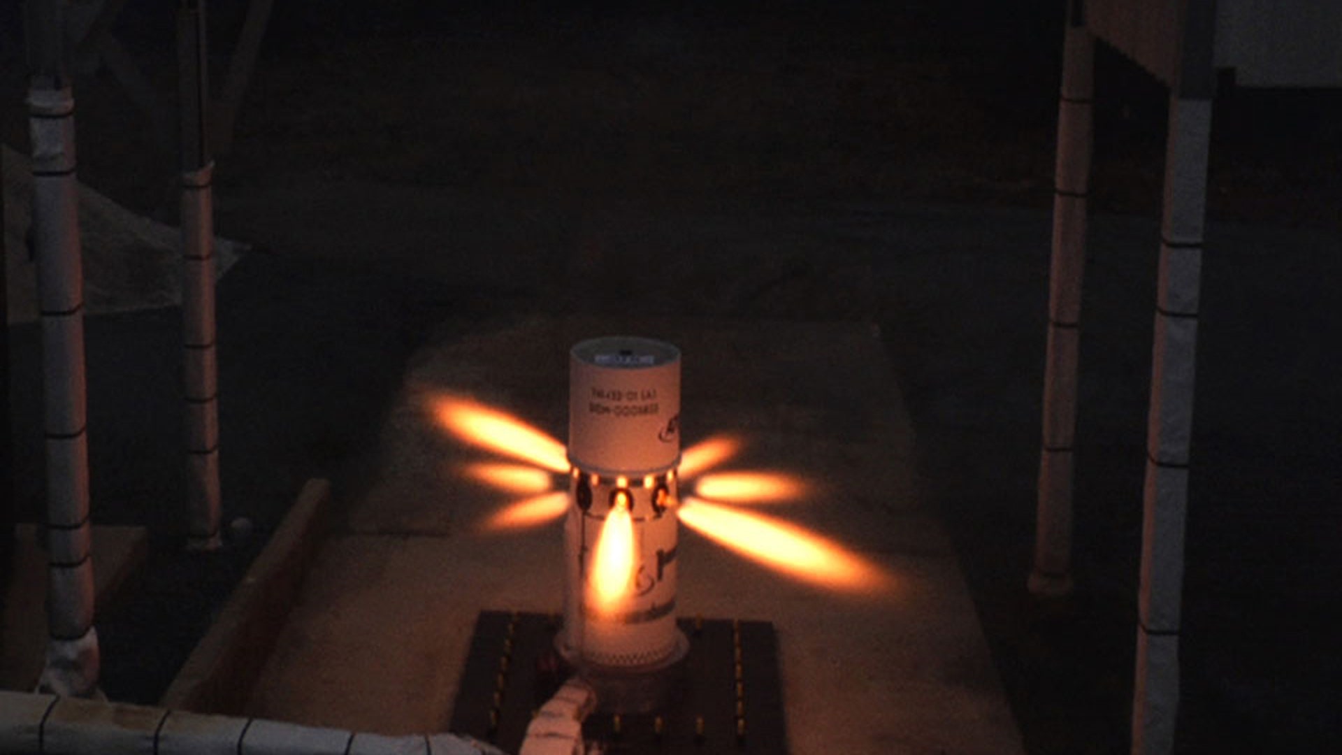 Testing Orion's Altitude Control Motor