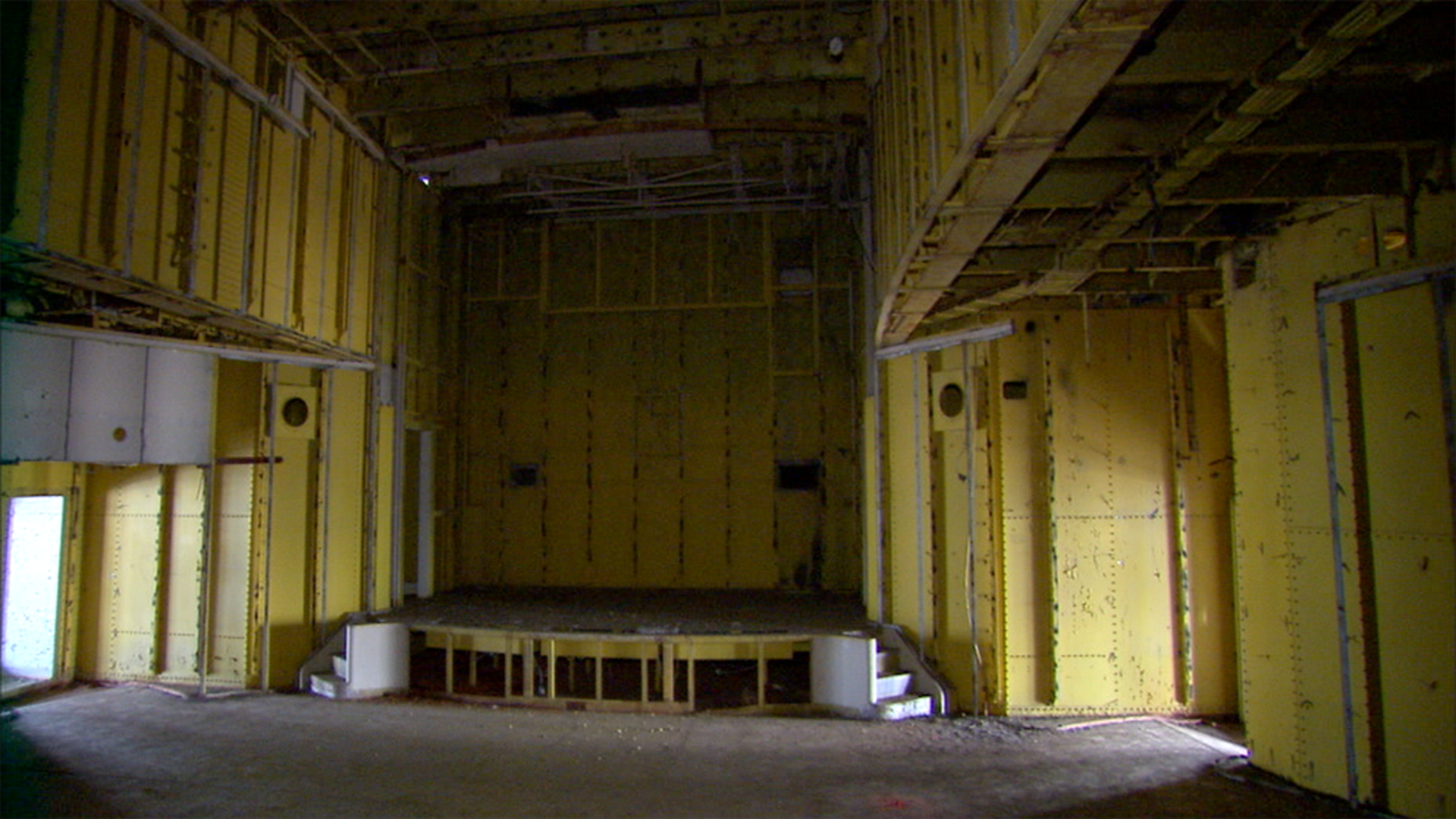 The same room looks much different today.