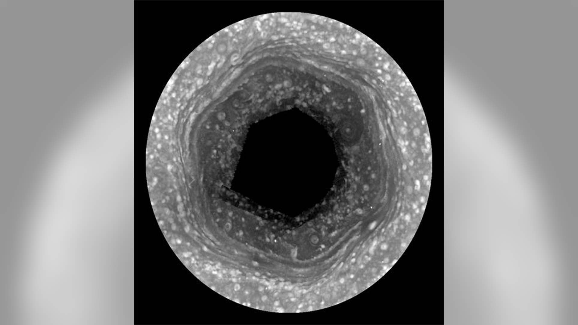 Saturn Has a Hexagon