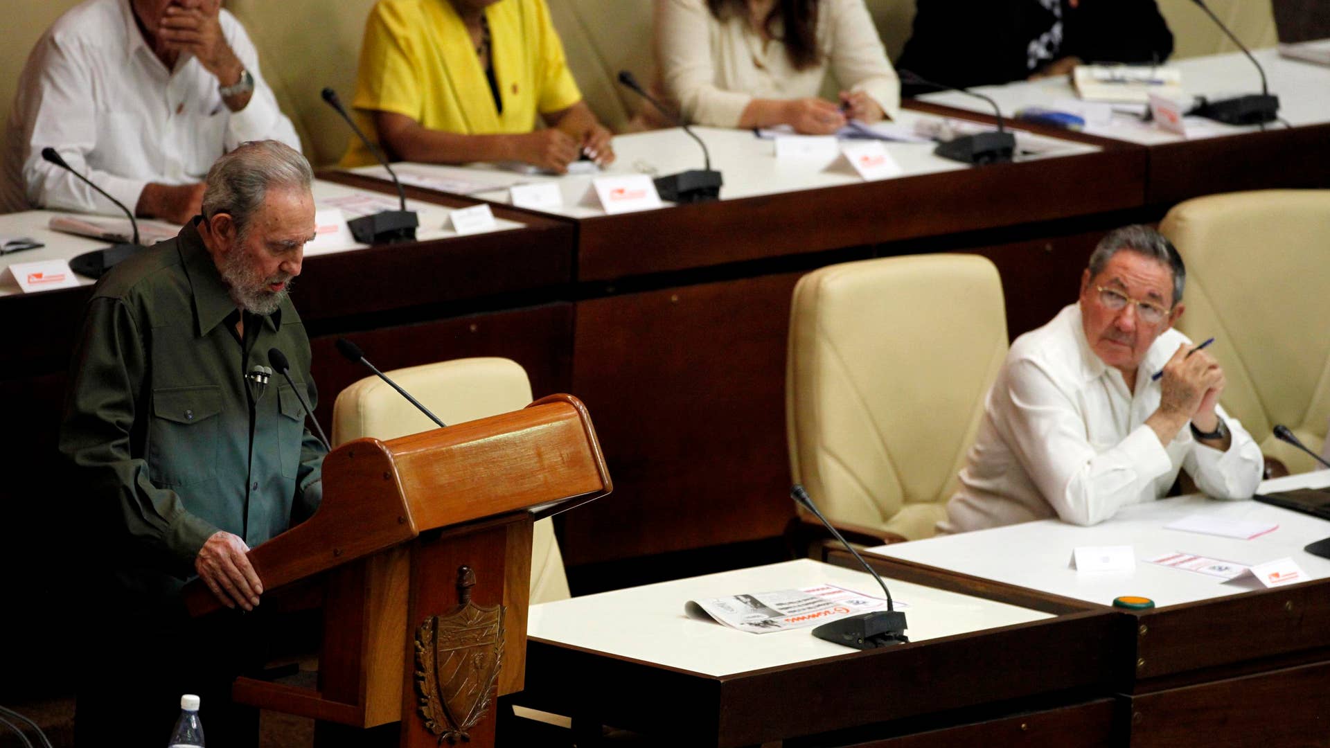 Fidel and Raul Castro