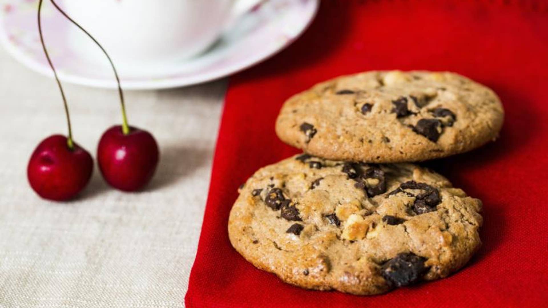 Cherry-Almond Chocolate-Chunk Cookies