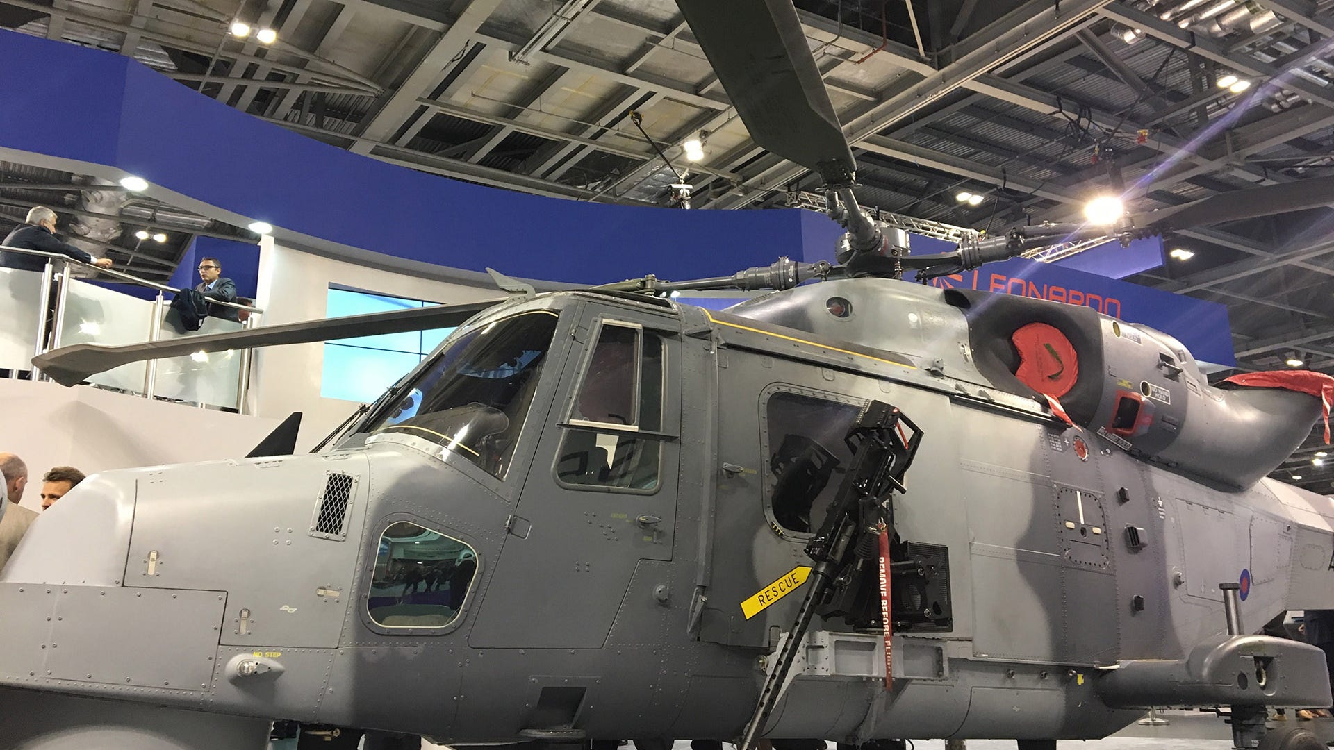 There is also a very wide selection of helicopters and fighter jets that customers can jump into and get a feel for.