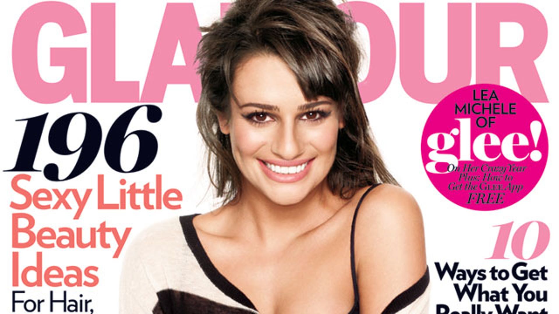 Lea Is a Glamour Cover Girl