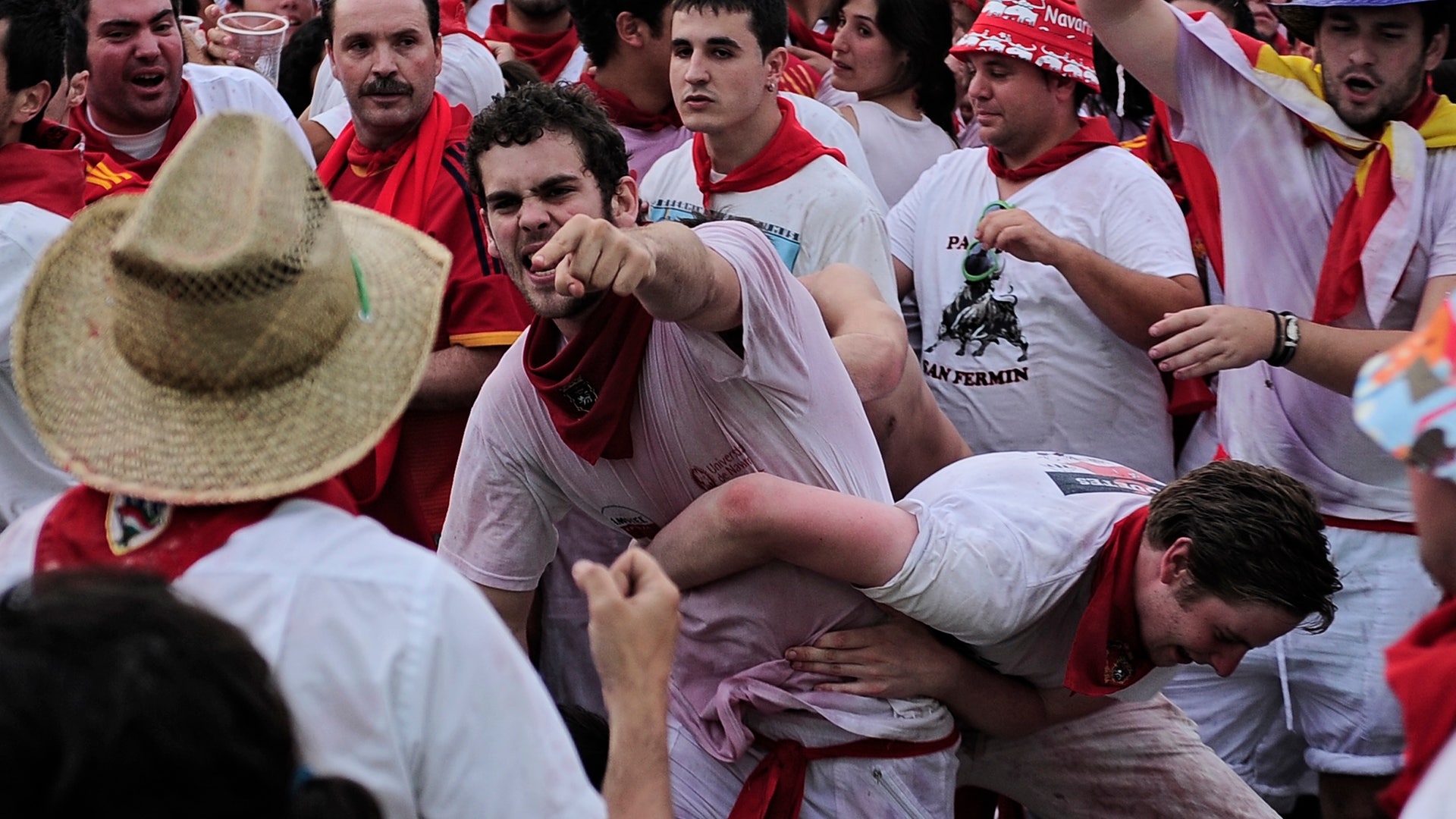 Soccer During San Fermin