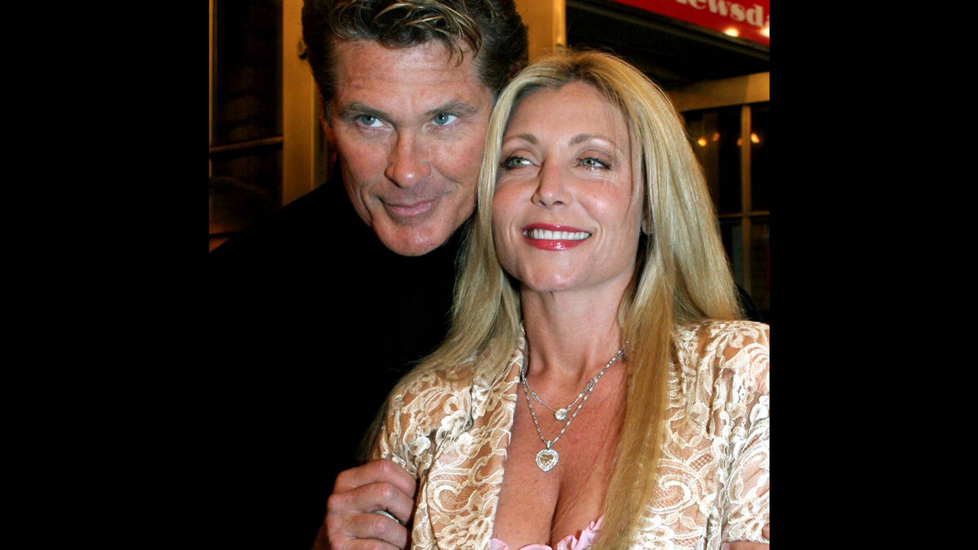 David Hasselhoff and Pamela Bach 