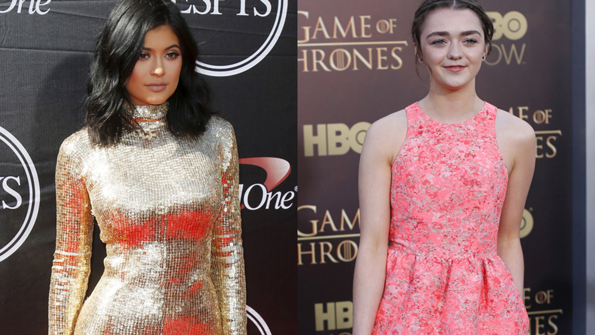Kylie Jenner and Maisie Williams