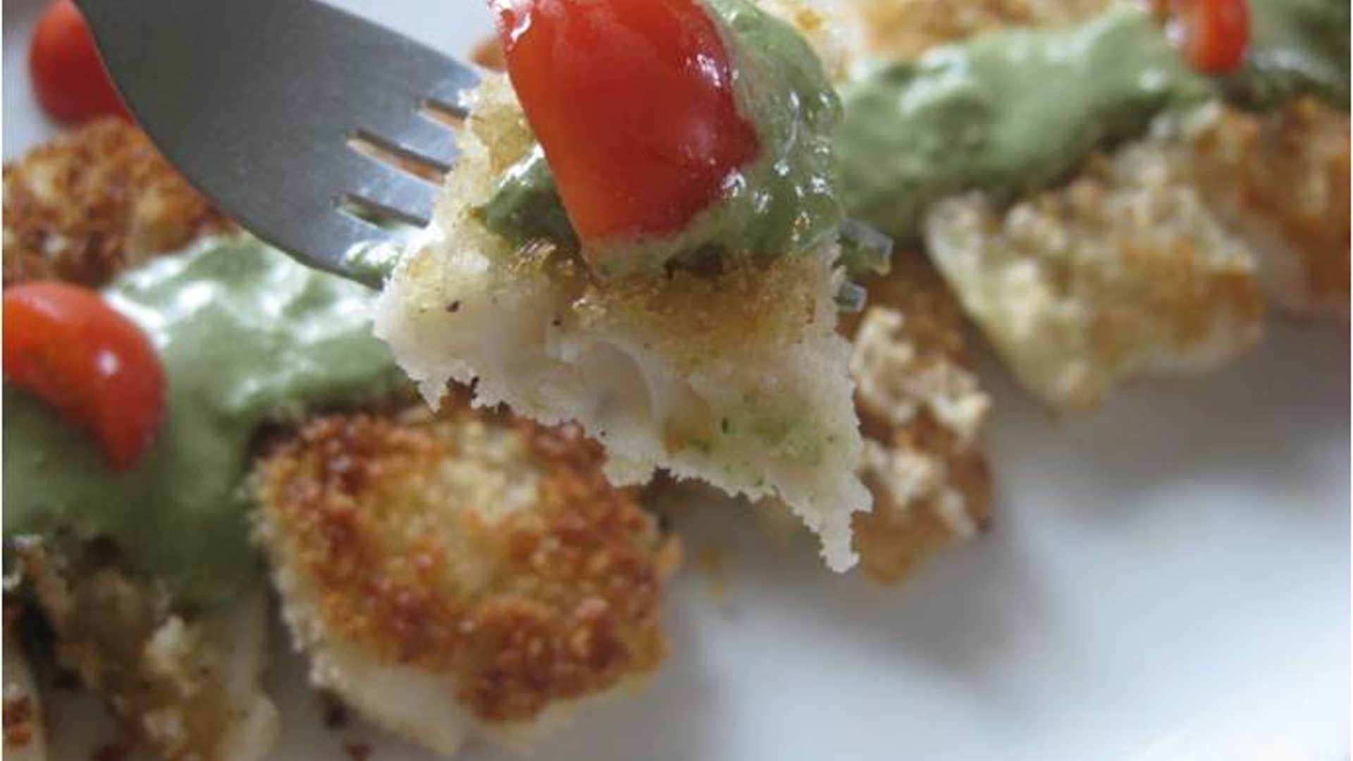 Tomato Basil Flounder ingred