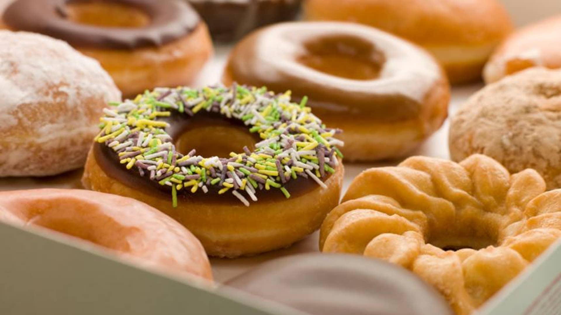 Candy jars and freebie tables