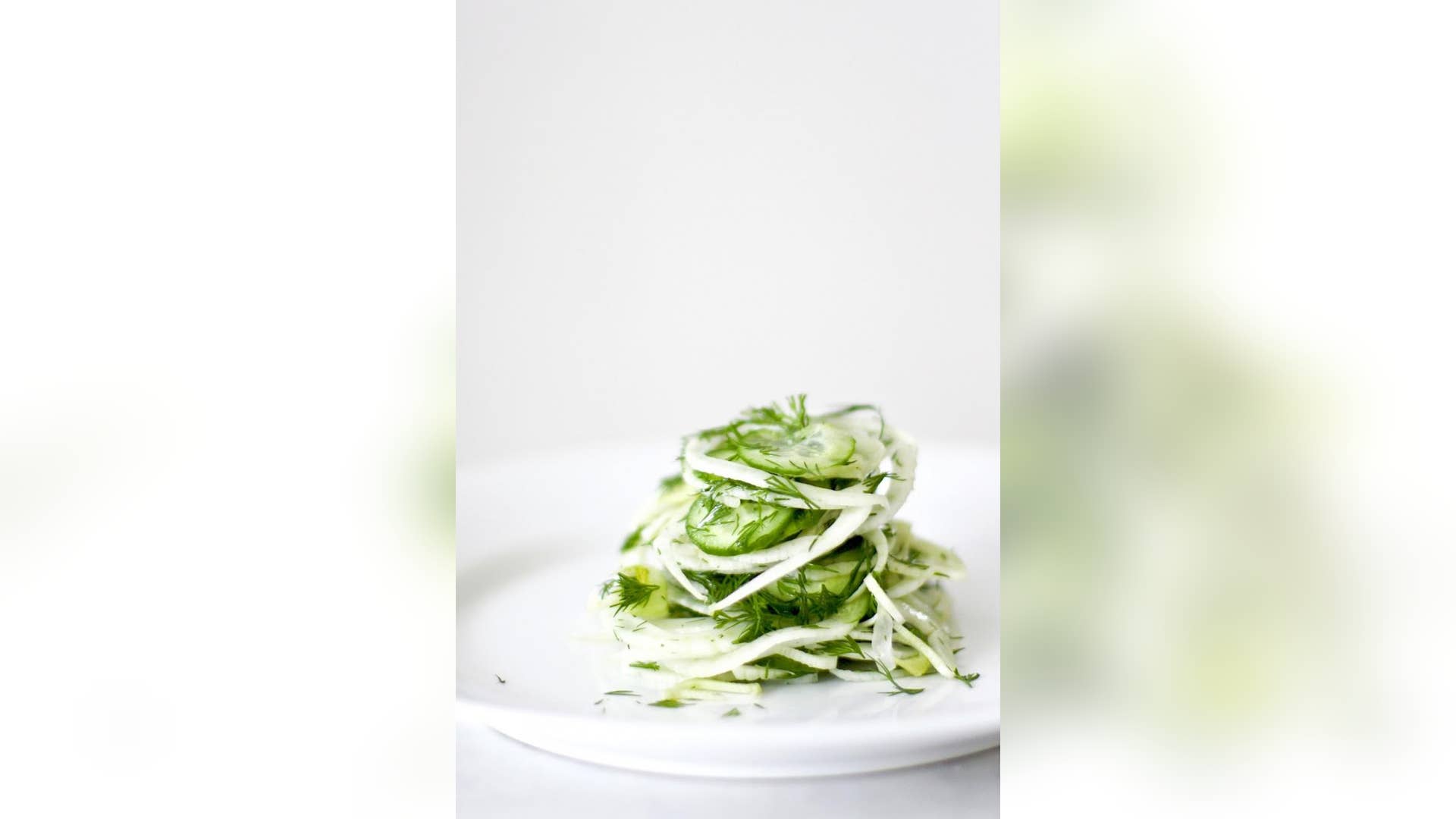 Shaved Fennel, Dill and Cucumber Salad