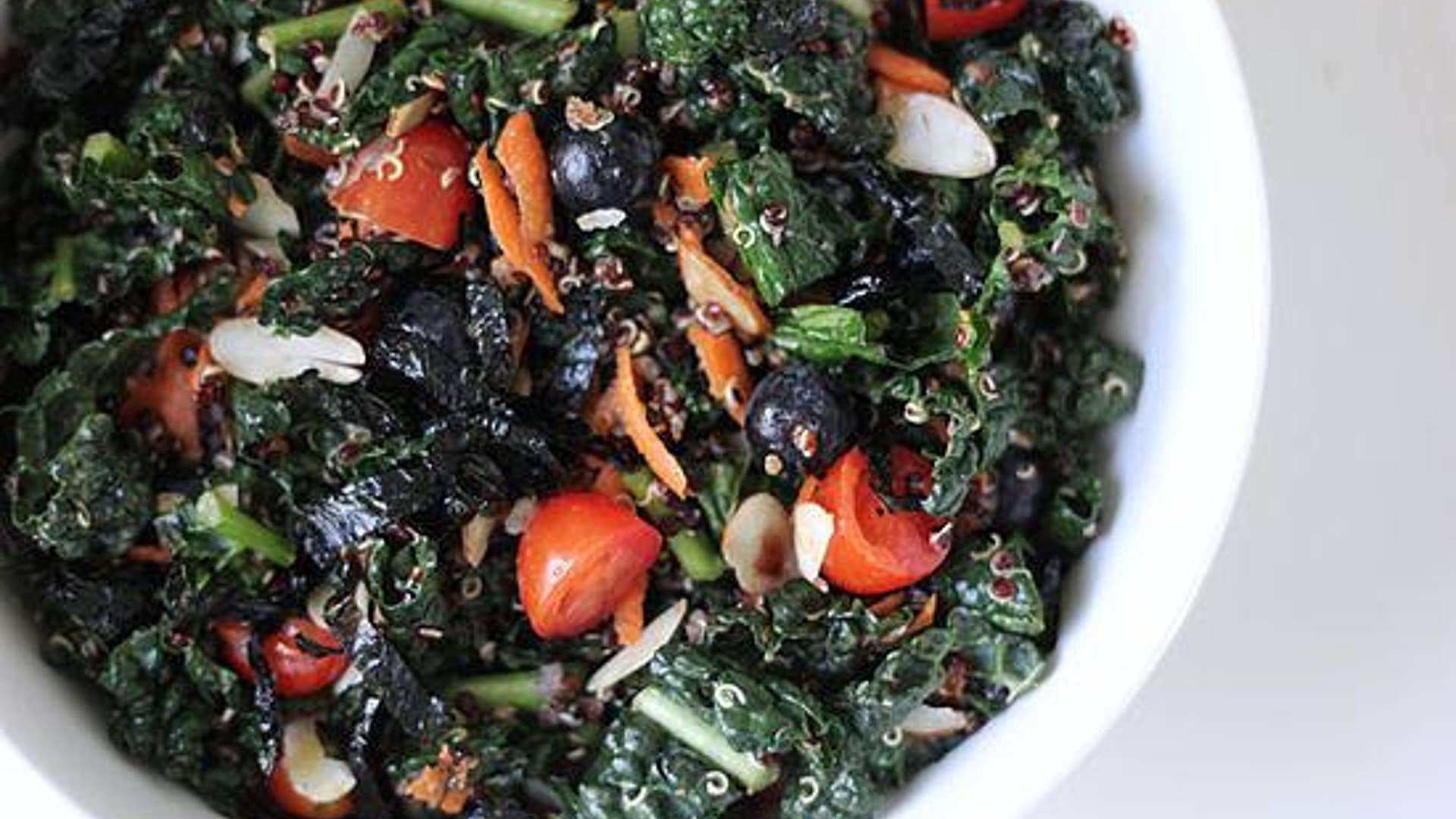Blueberry, Quinoa, and Kale Salad
