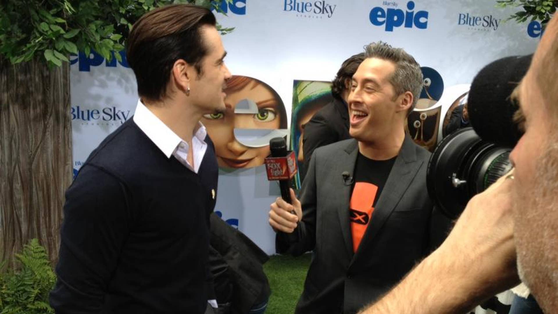 Colin Farrell with Michael Tammero