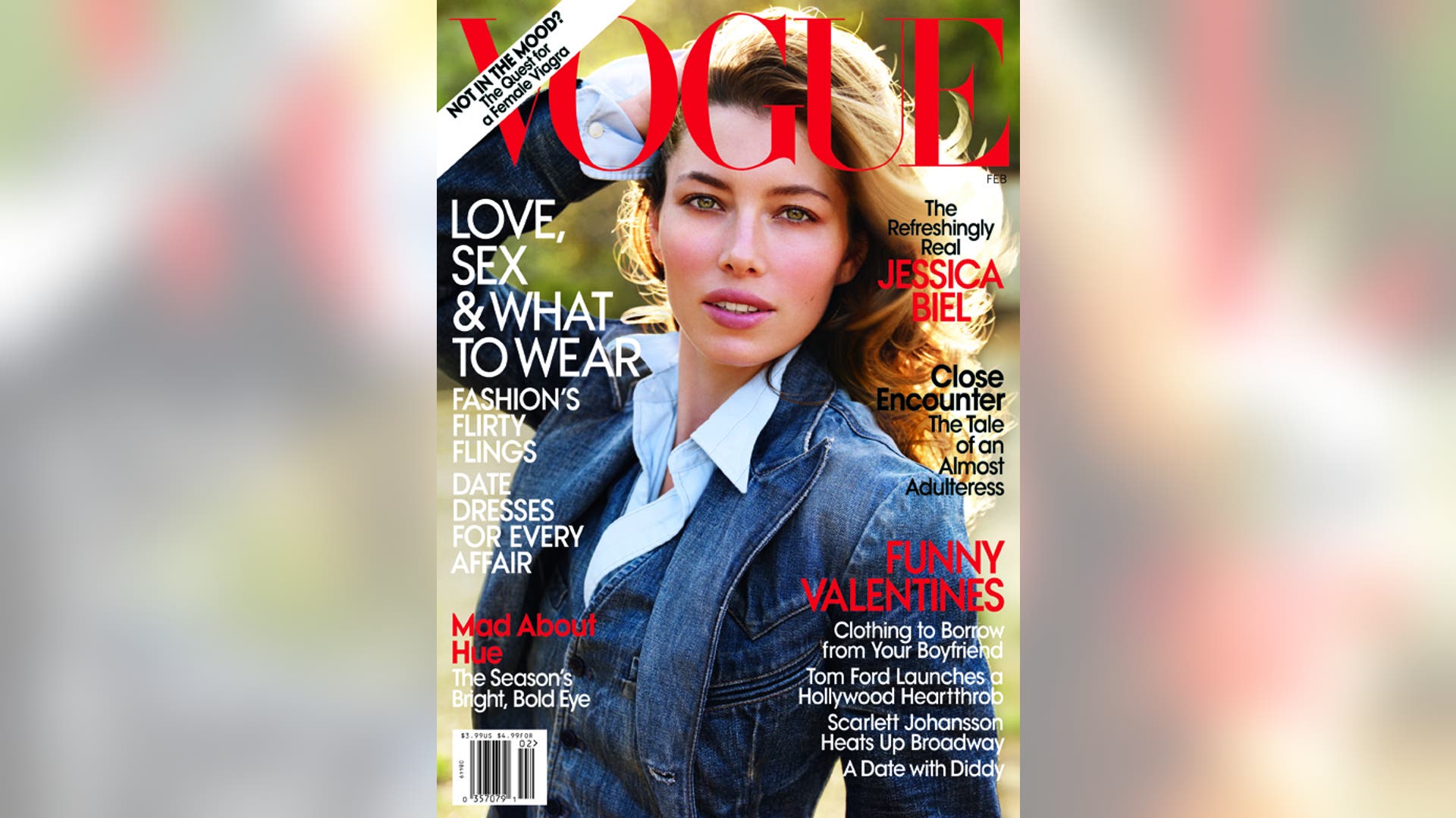 Jessica Biel in Vogue