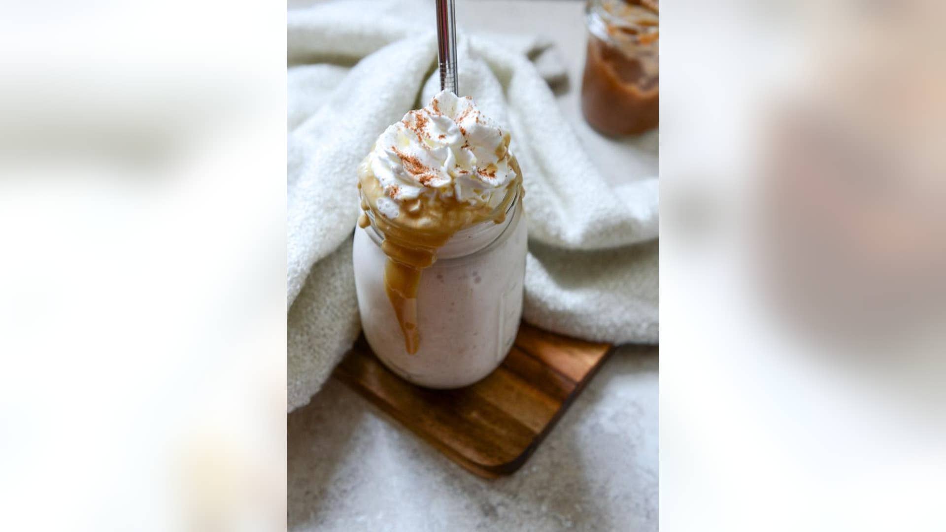Maple Cream Vanilla Milkshakes With Apple Butter