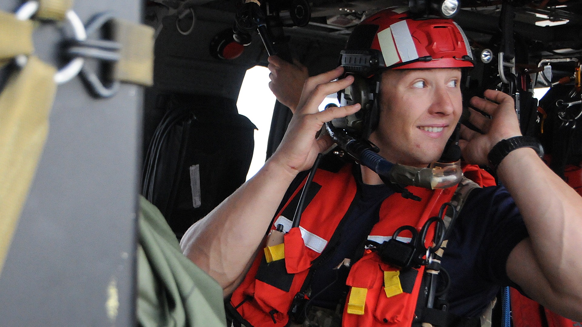 Senior Airman James N. Zambik, a pararescuemen with the New York Air National Guard's 106th Rescue Wing's 103rd Rescue Squadron