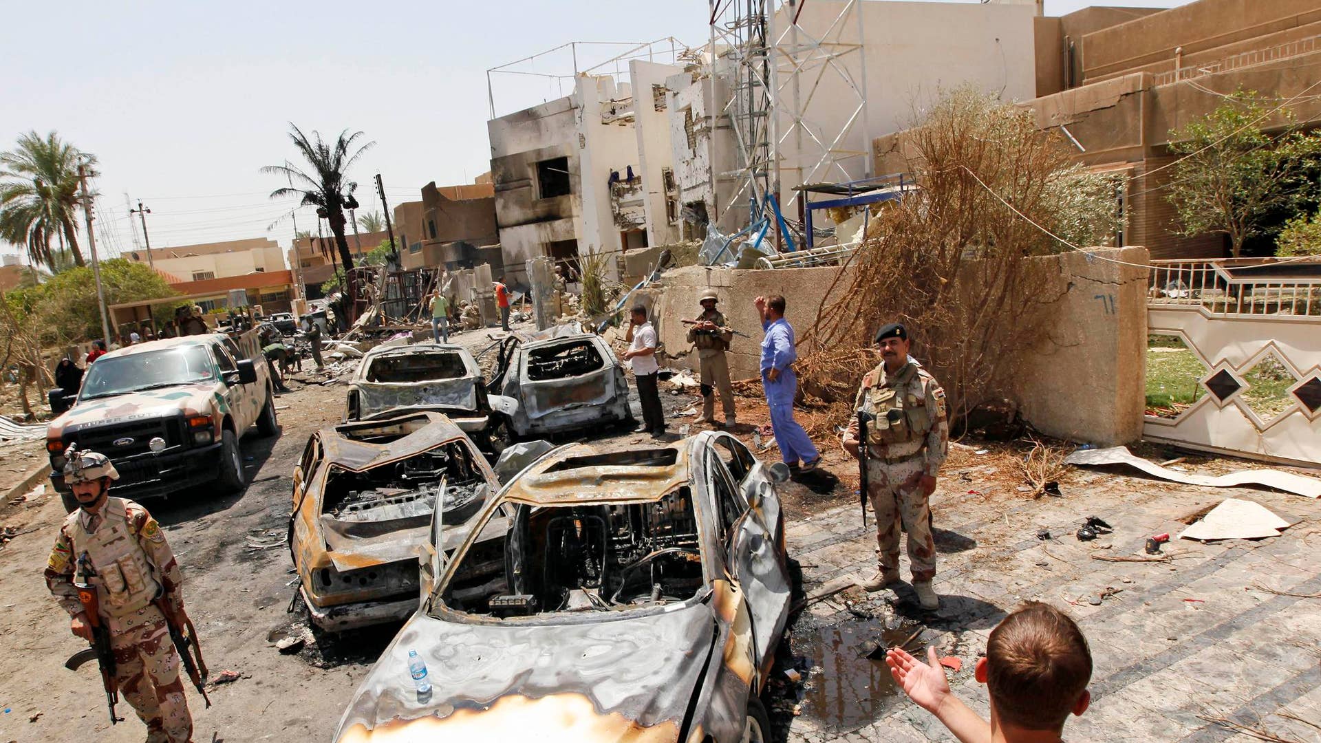 Bombing Outside Iraqi News Station