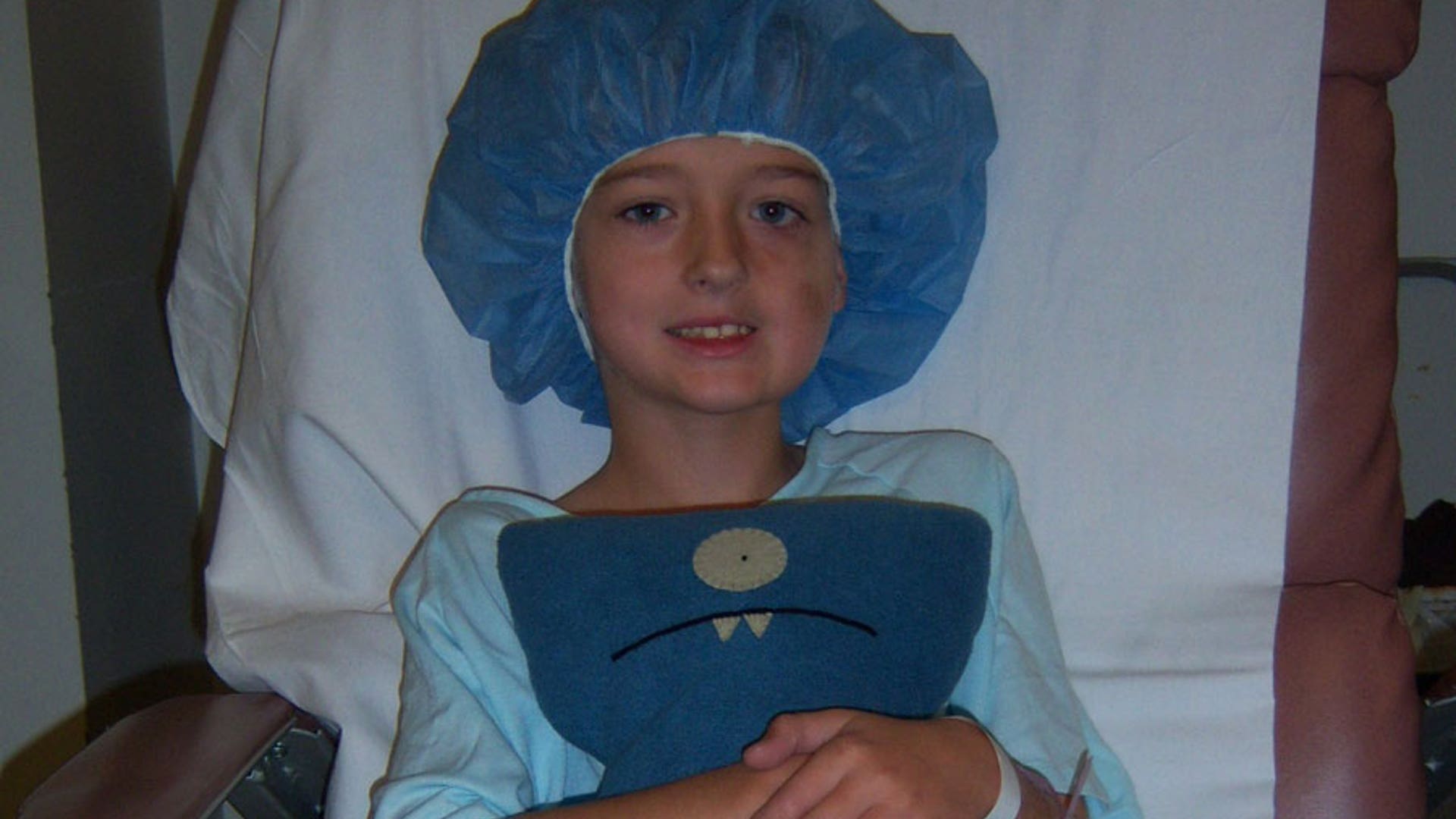 Hank before his second surgery