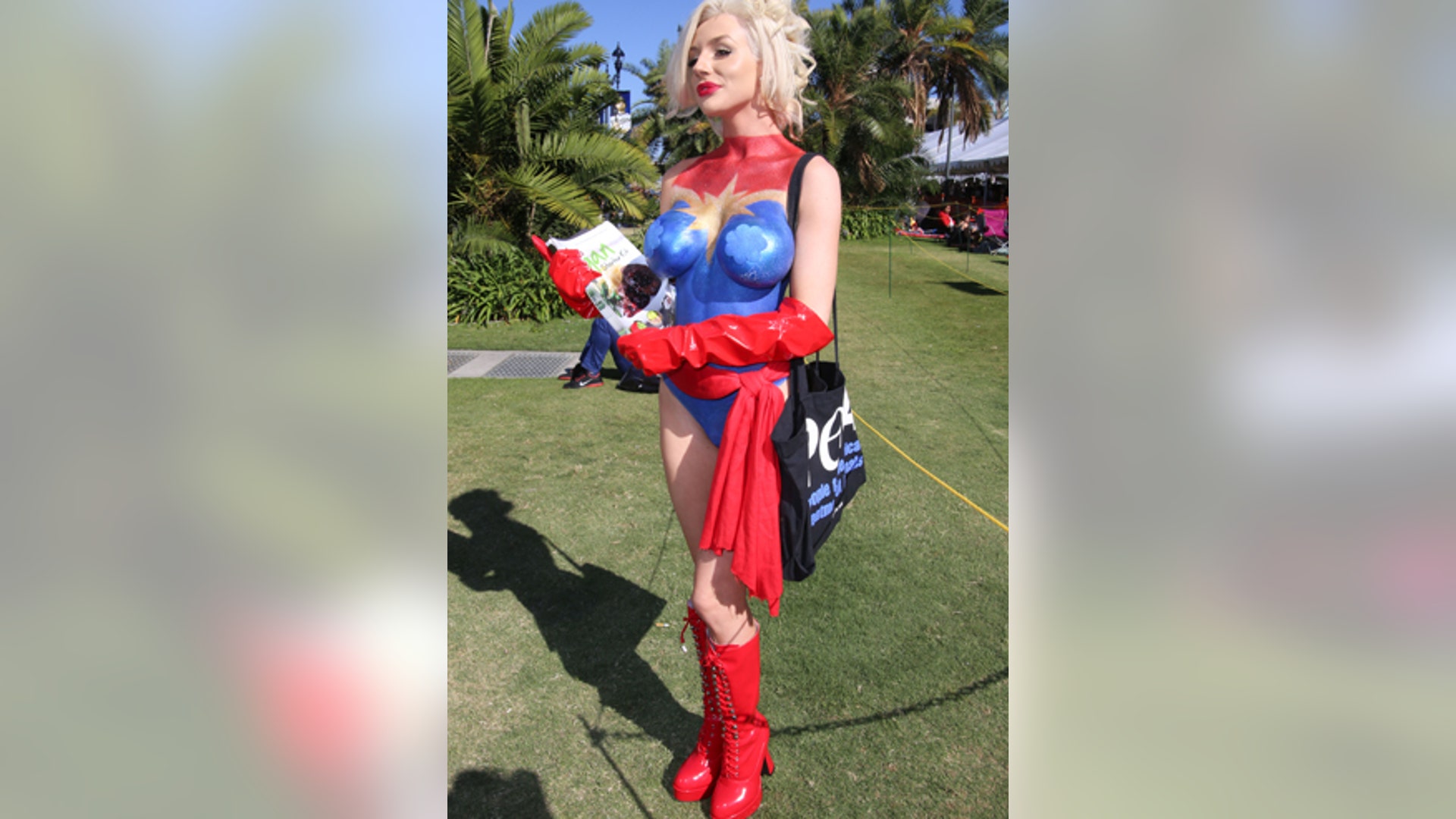 Courtney Stodden as Captain Marvel
