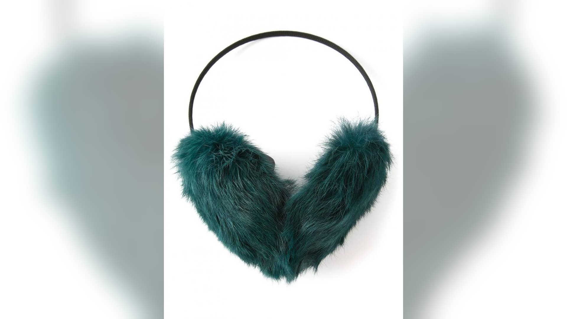 rabbit fur ear muffs