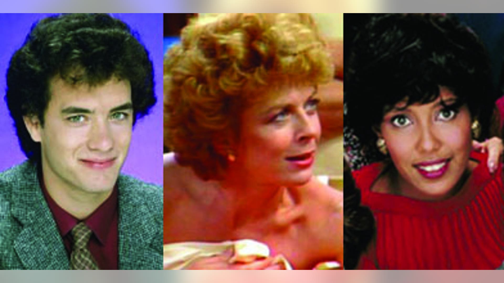 Tom Hanks, Holland Taylor and Telma Hopkins Then