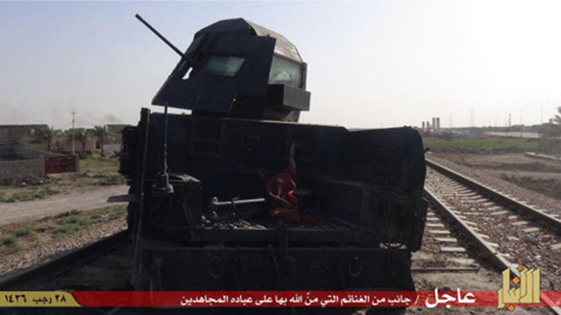 Photos of Iraqi Military gear claimed by ISIS in Ramadi