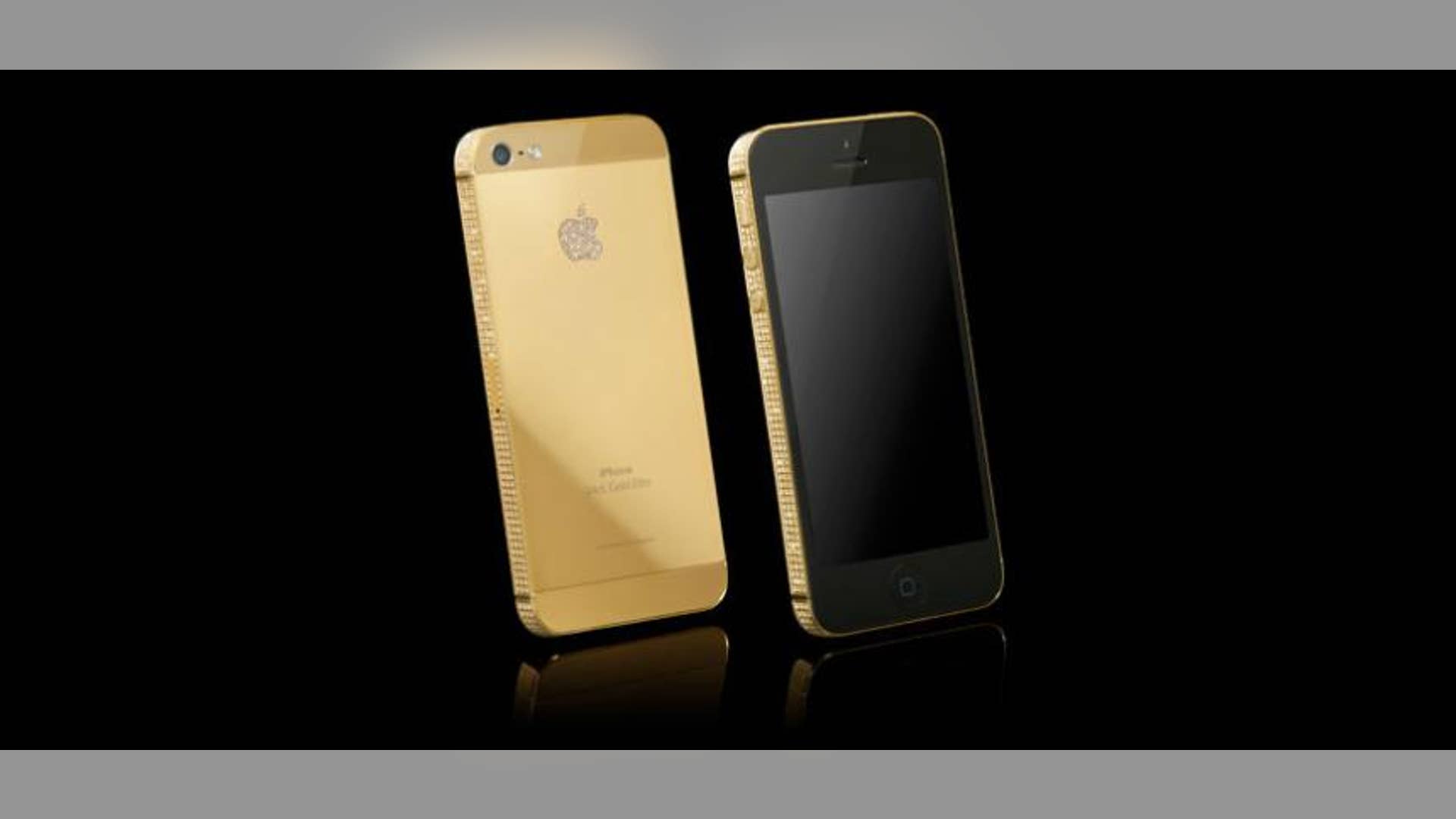 iPhone 5 Swarovski Elite Bezel and Apple logo