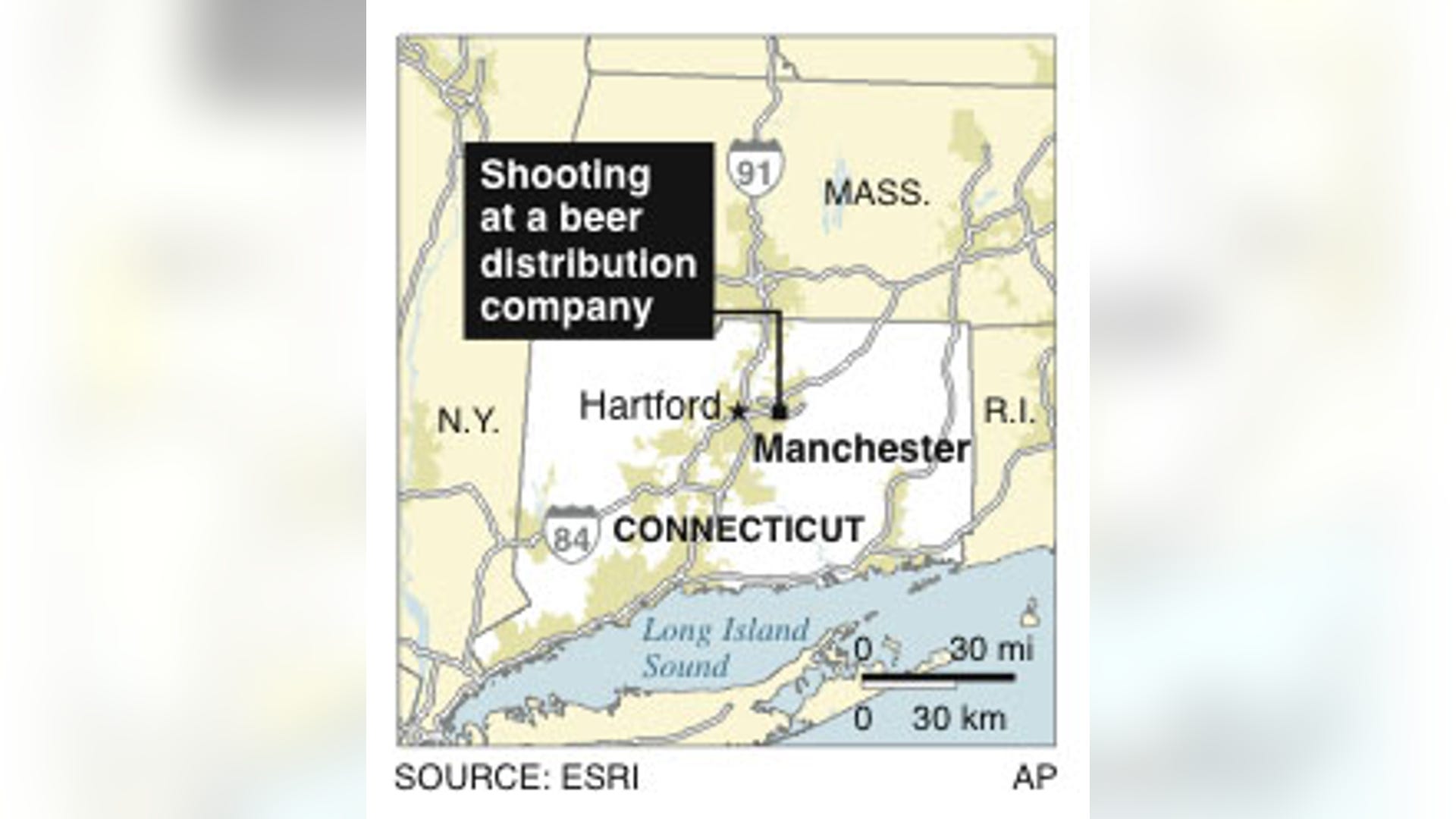 Shooting at Conn. Beer Distributor