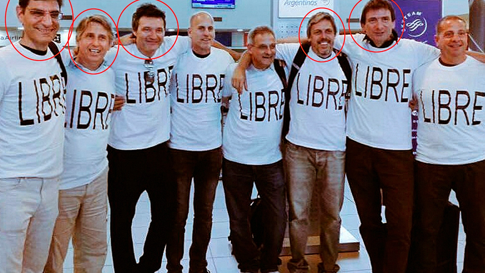 Victims of the New York City terror attack from Argentina are circled