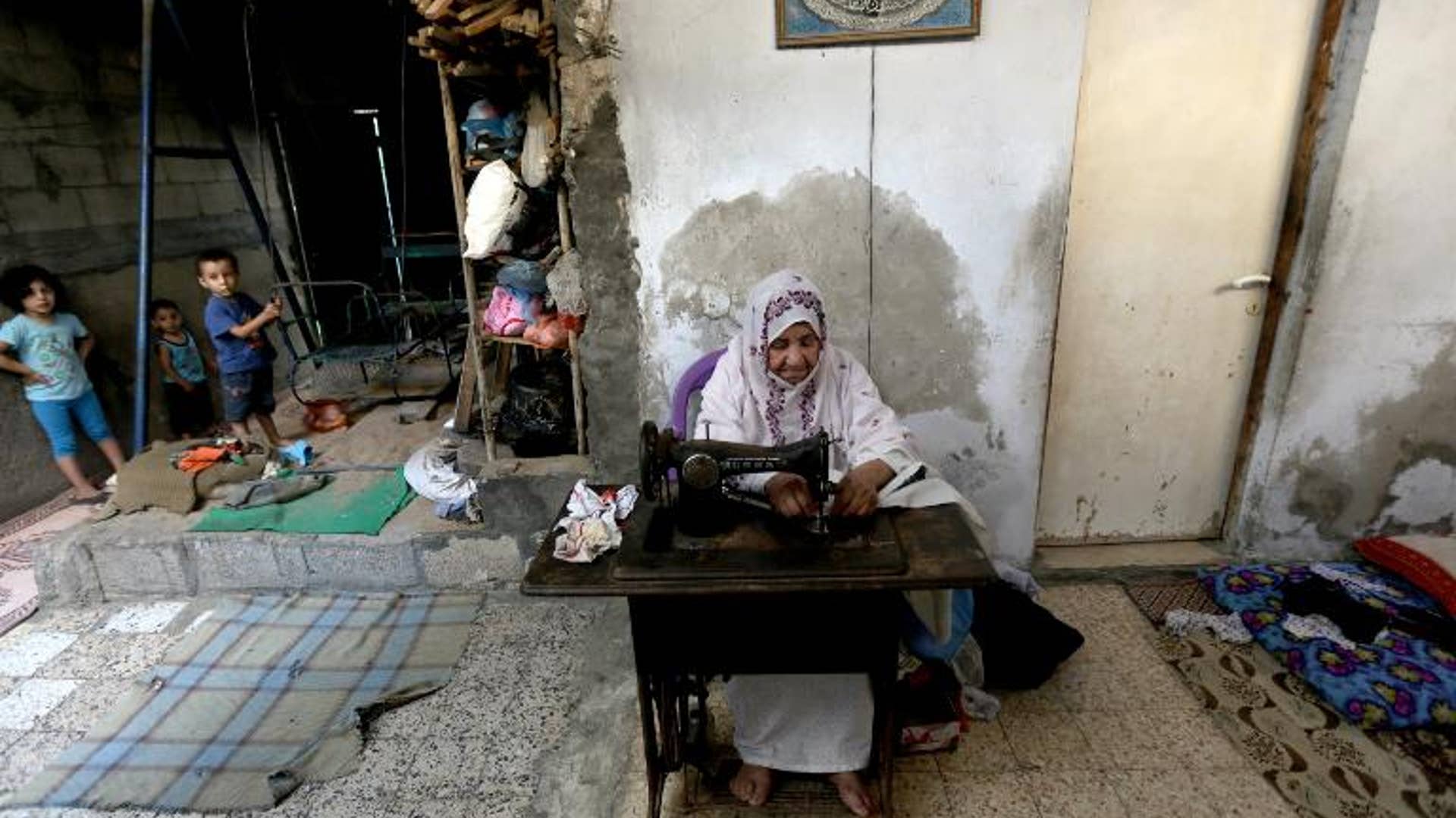 Sewing in Gaza