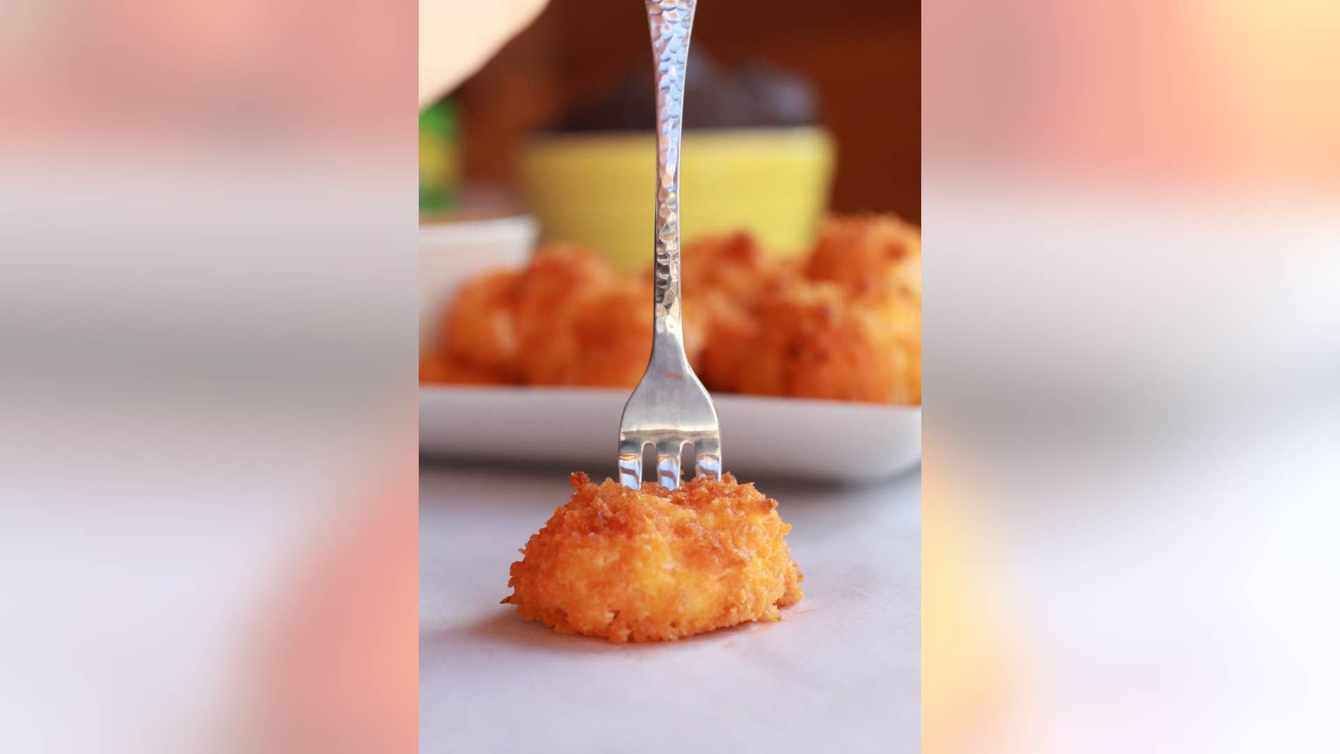 Buffalo Oven-Fried Goat Cheese