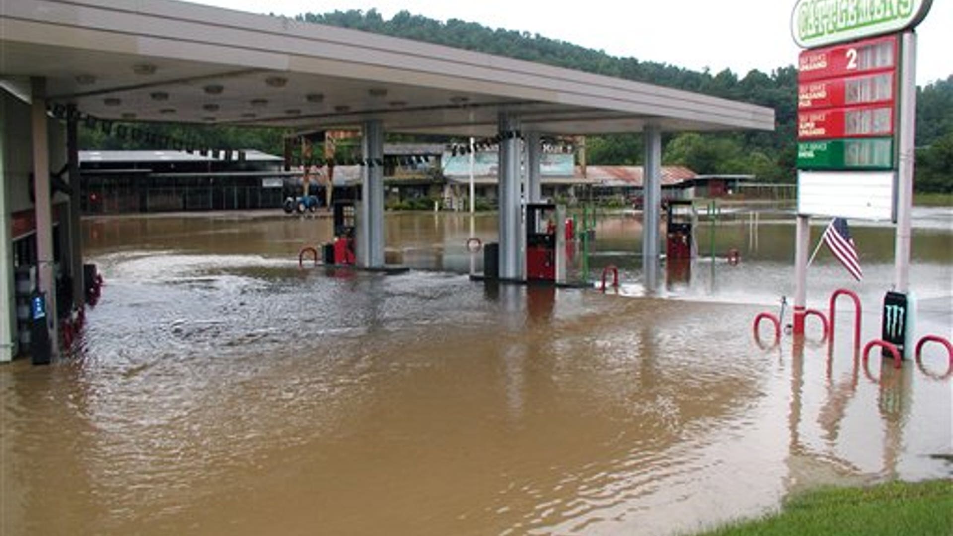 Convenience Store Flooded