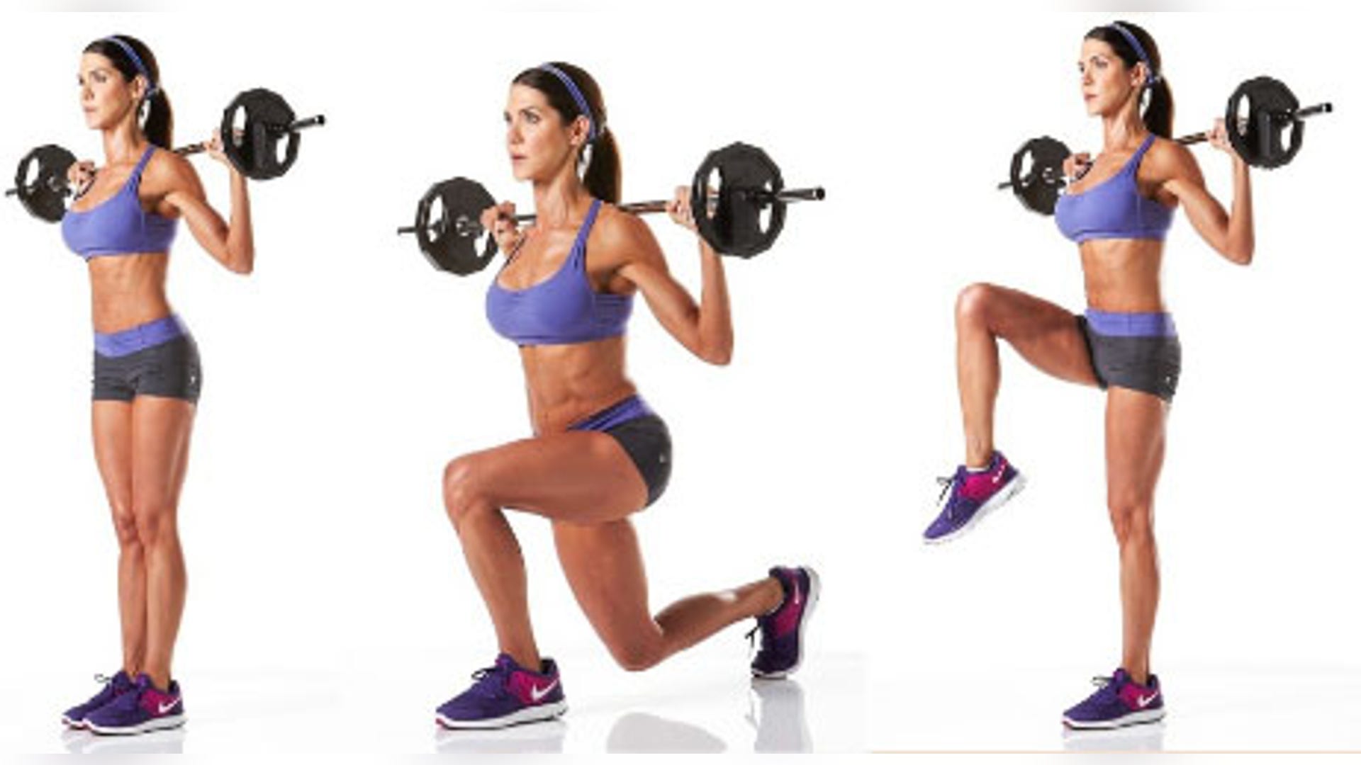 Barbell_lunge_with_Knee_raise_4