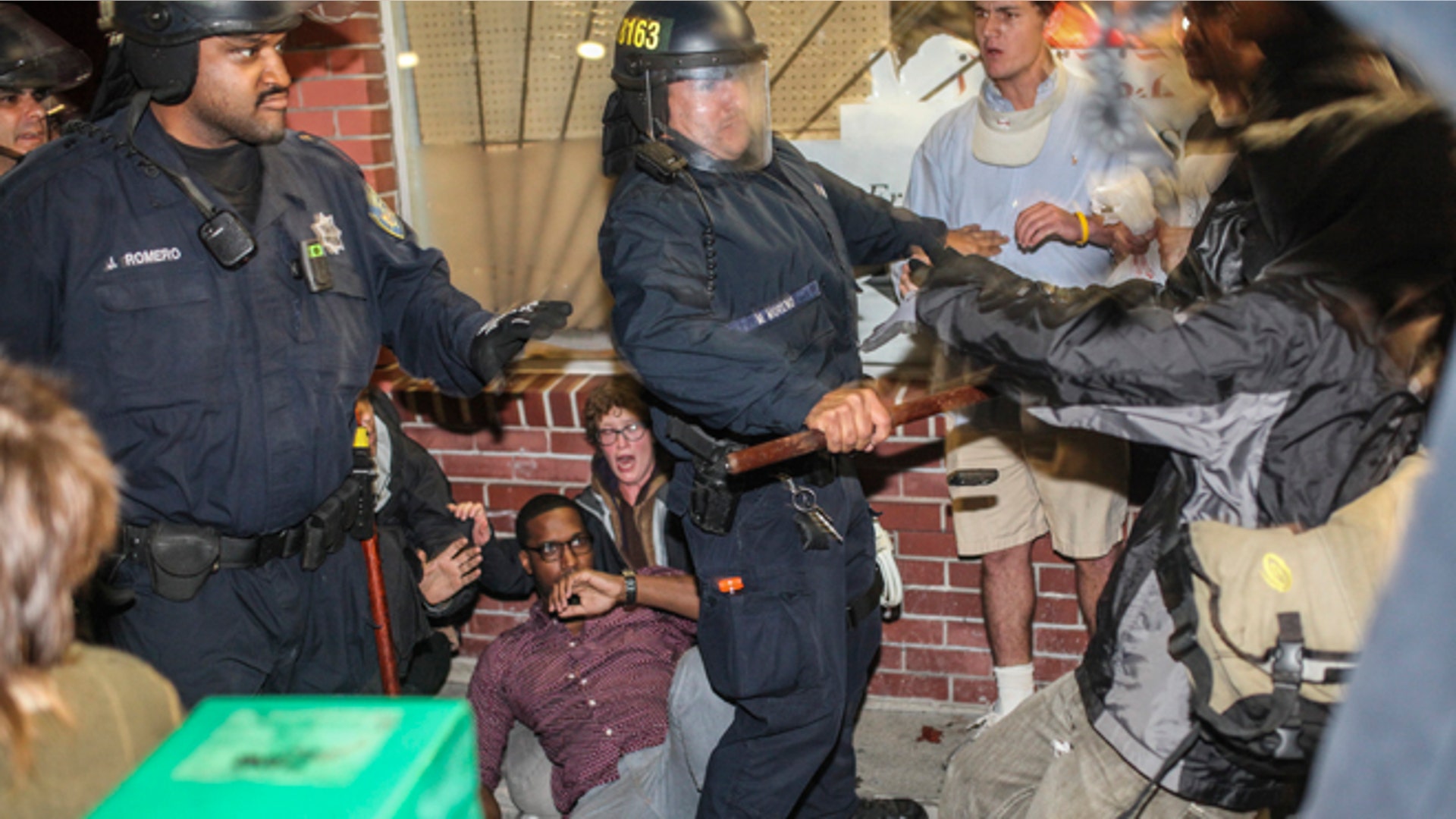 Second night of protests in Berkeley, California, over policerelated