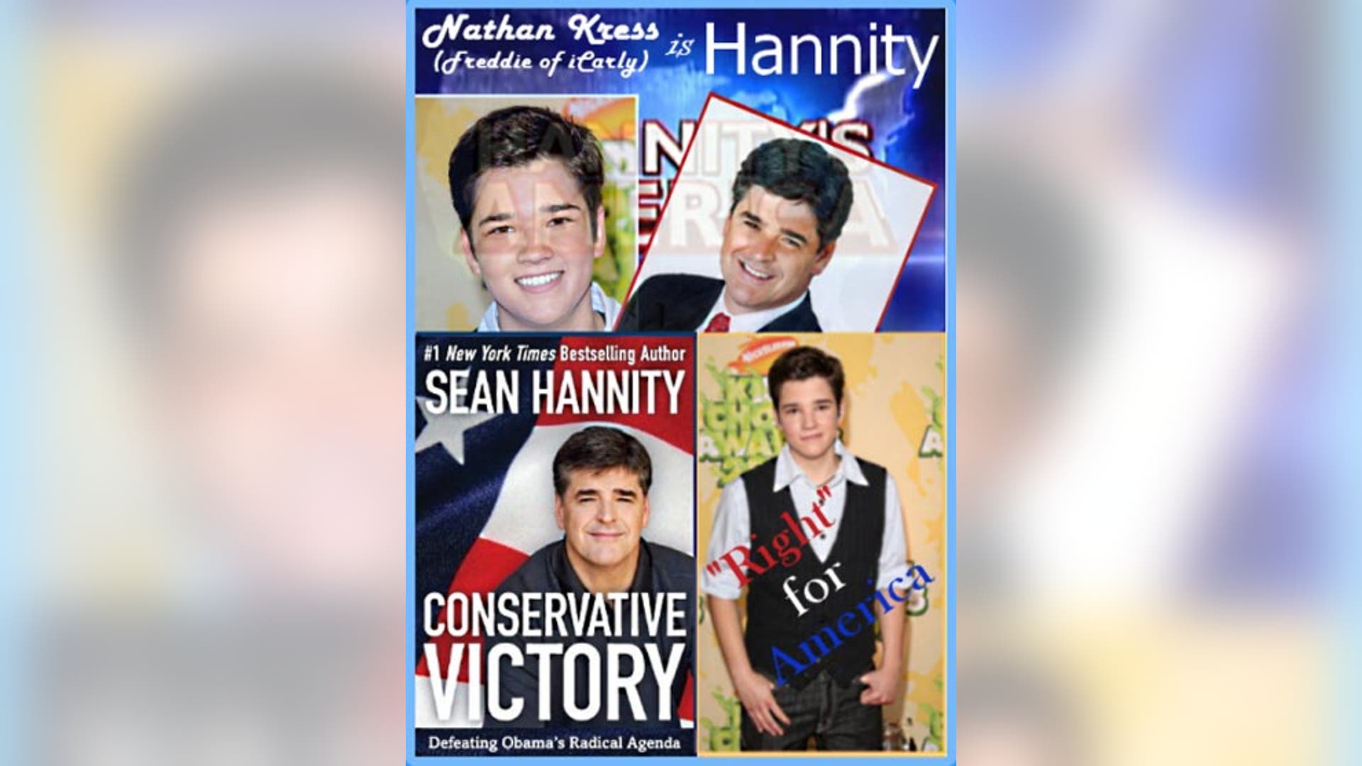 Which Young Hollywood Stars Would You Like to See In a Bio Pic? Nathan Kress as Sean Hannity