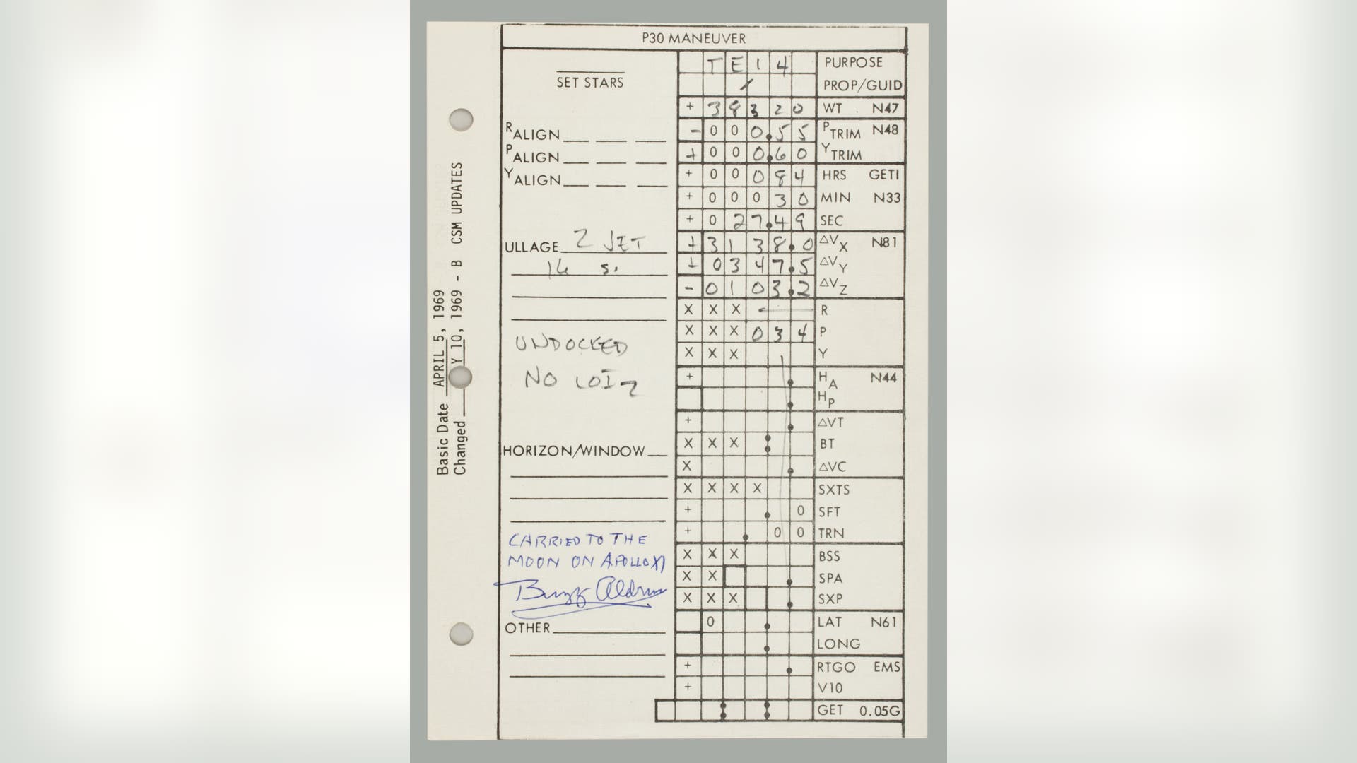 Bonhams_Space_Apollo_11_CSM_card