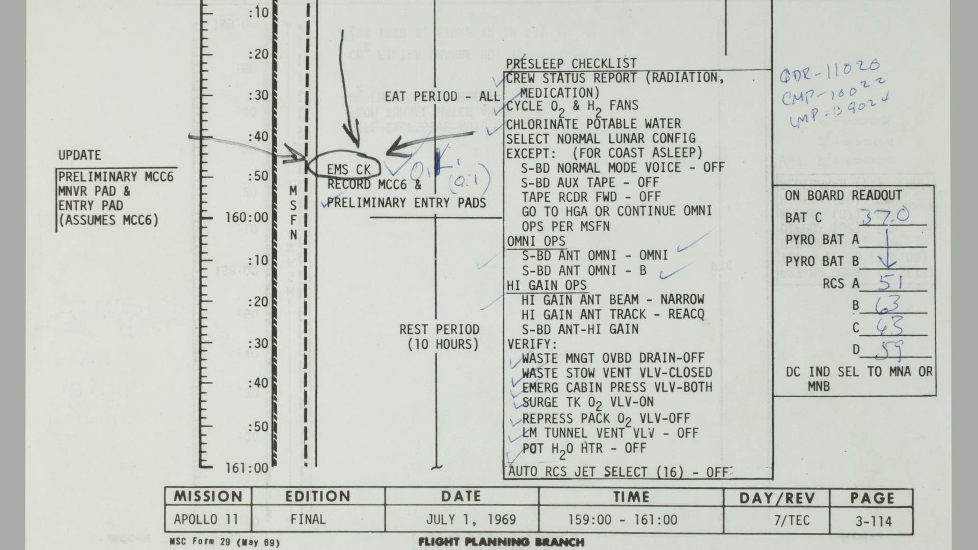Bonhams_Space_Apollo_11_Flight_Plan