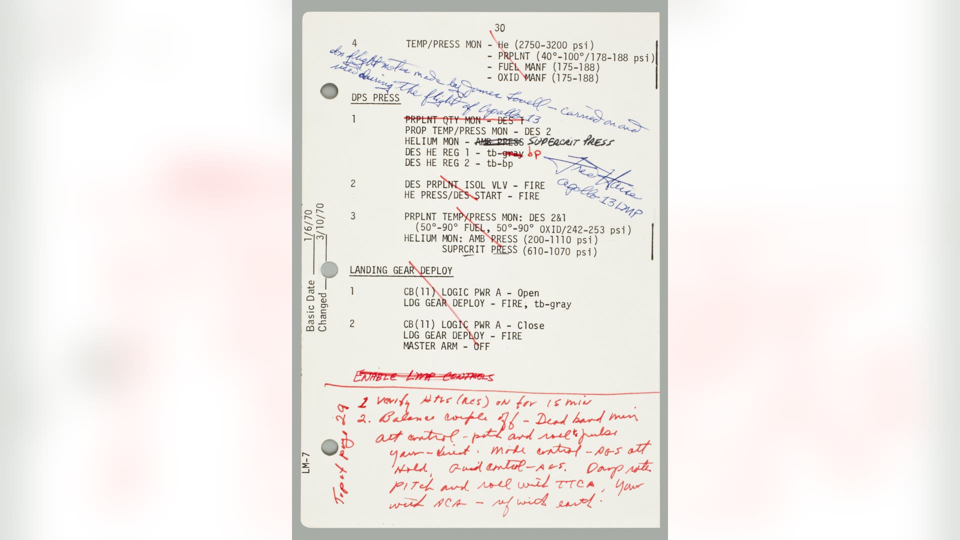 Bonhams_Space_Lovell_s_Apollo_13_Burn_Notes