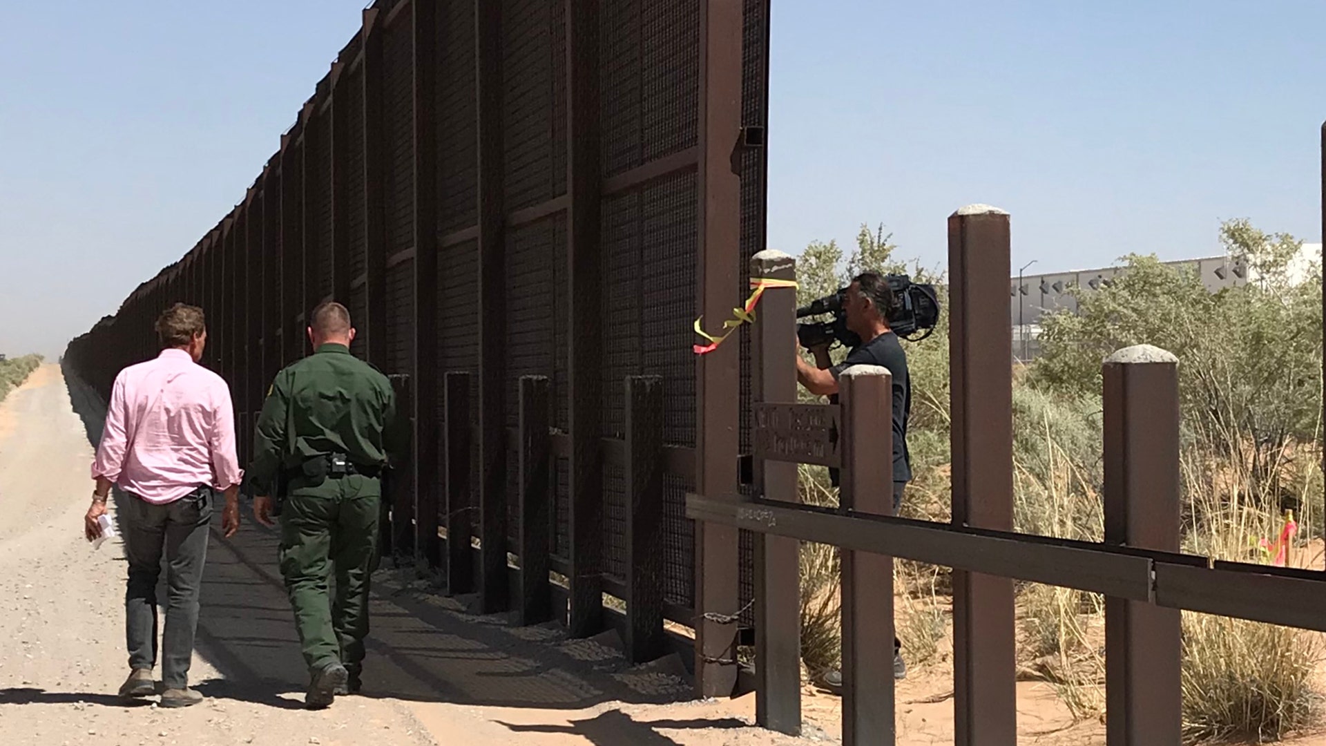 You would have to be one of the more determined illegal aliens to scale it, get through it or dig under it