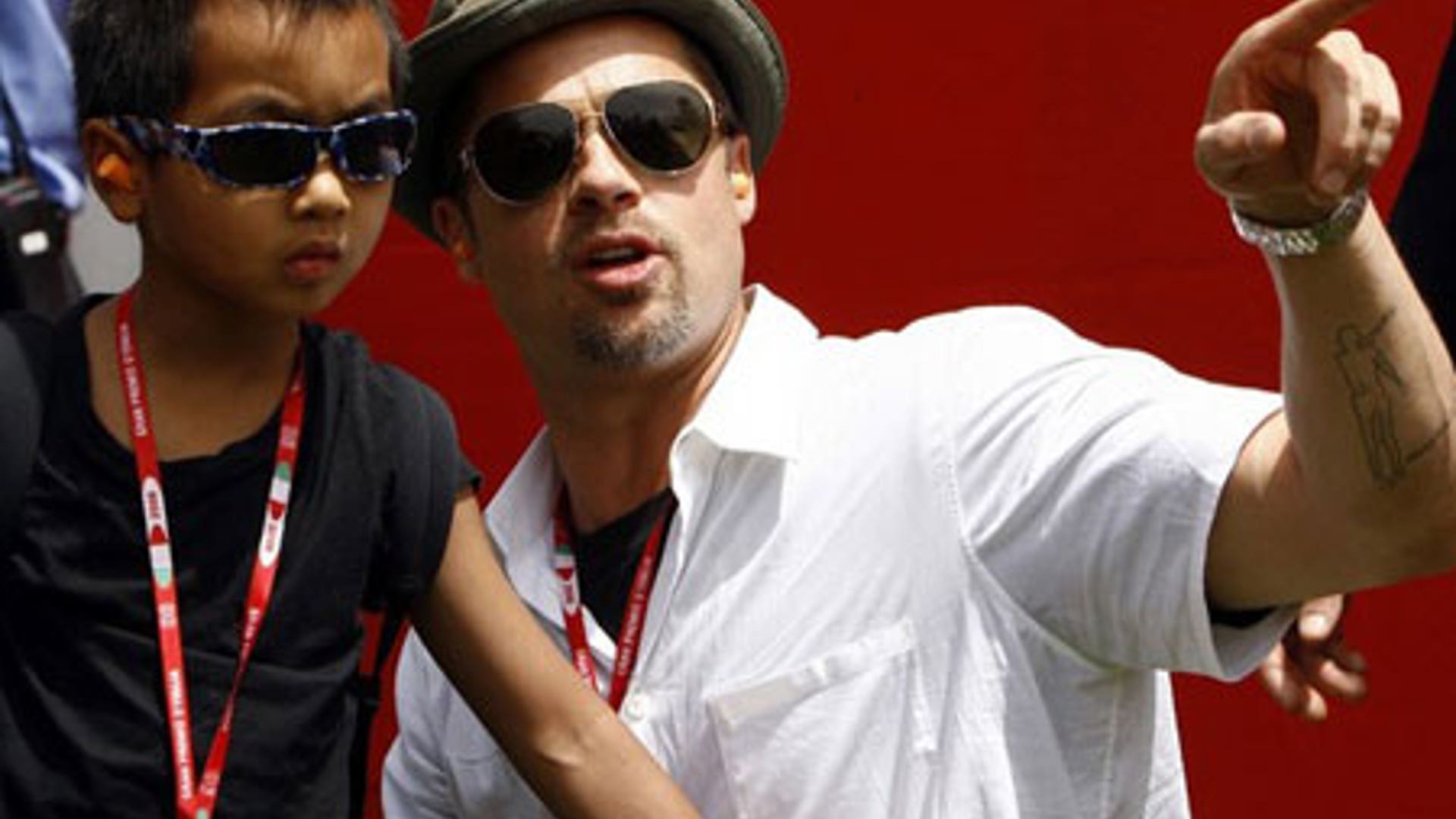 Brad Pitt and son Maddox