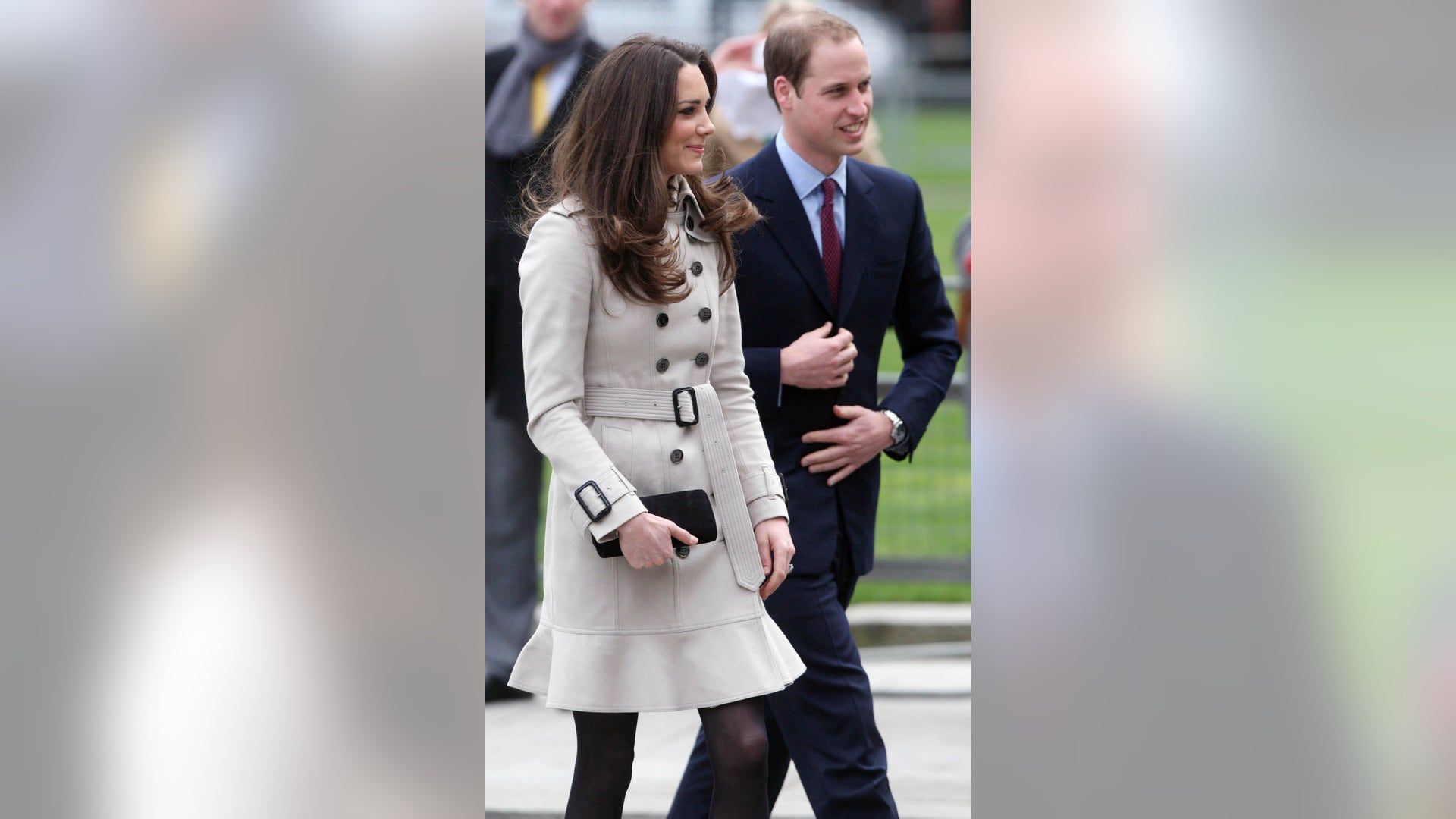 Britain Royal Wedding: Walking out of City Hall