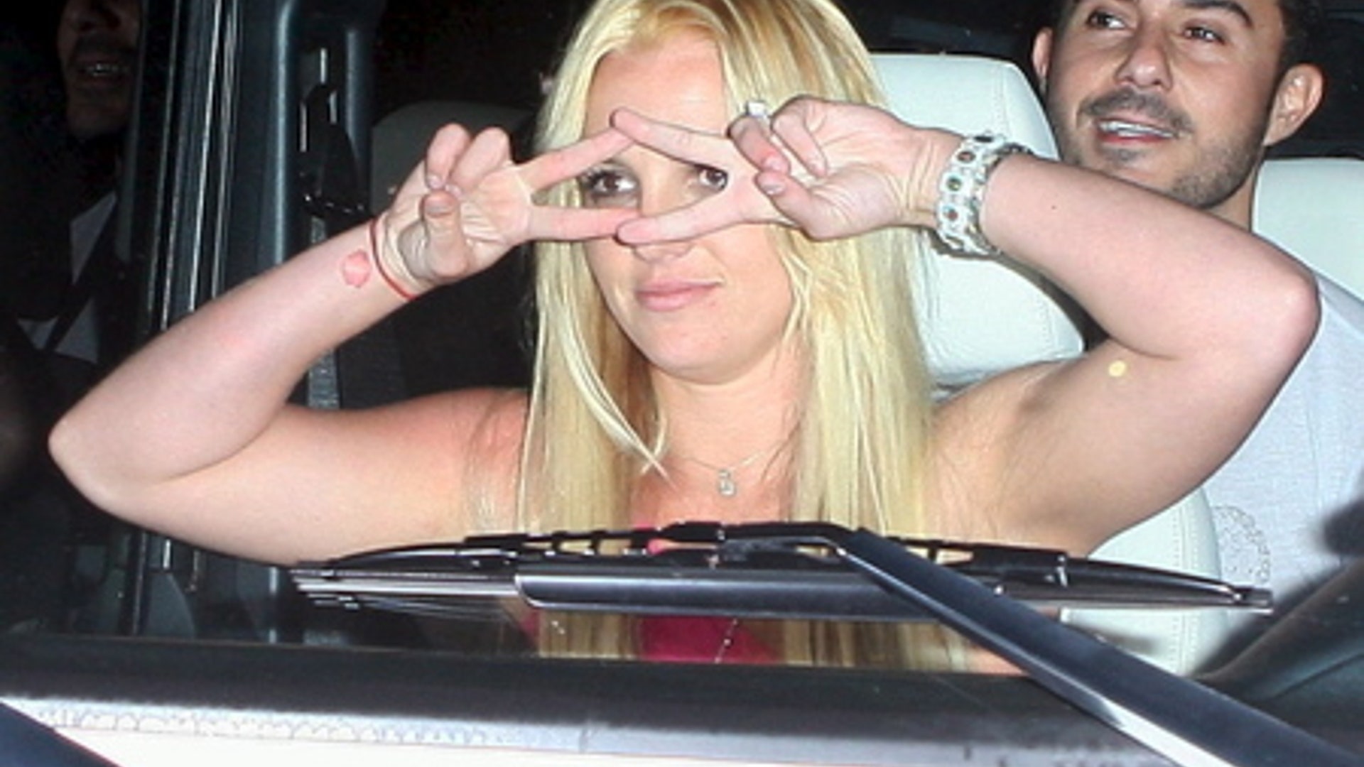 What is Britney doing?