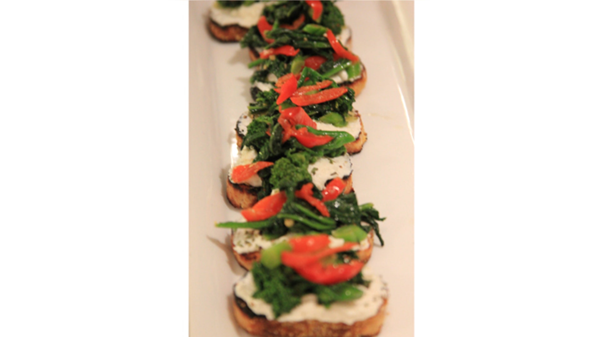 Broccolirabebruschetta