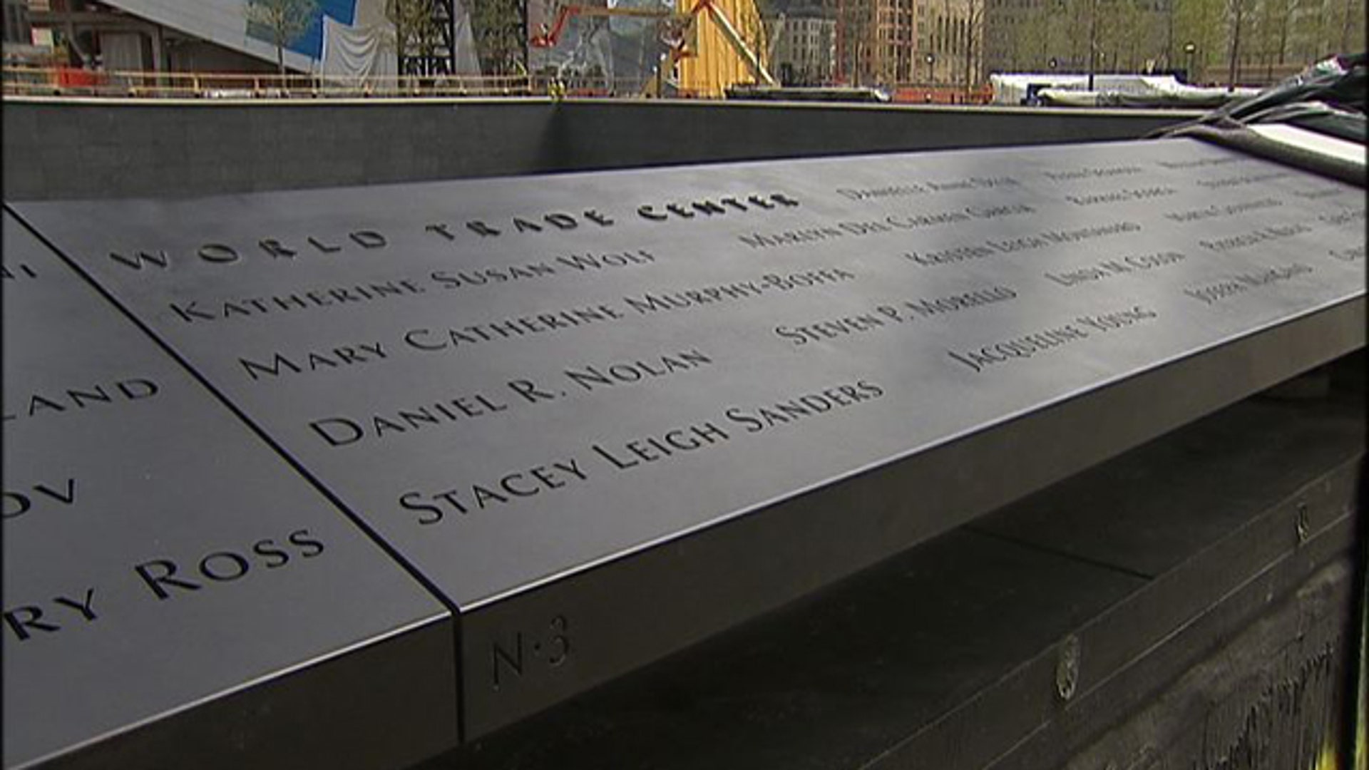 Rise of Freedom Bronze Name Display at 9/11 Memorial Fox News