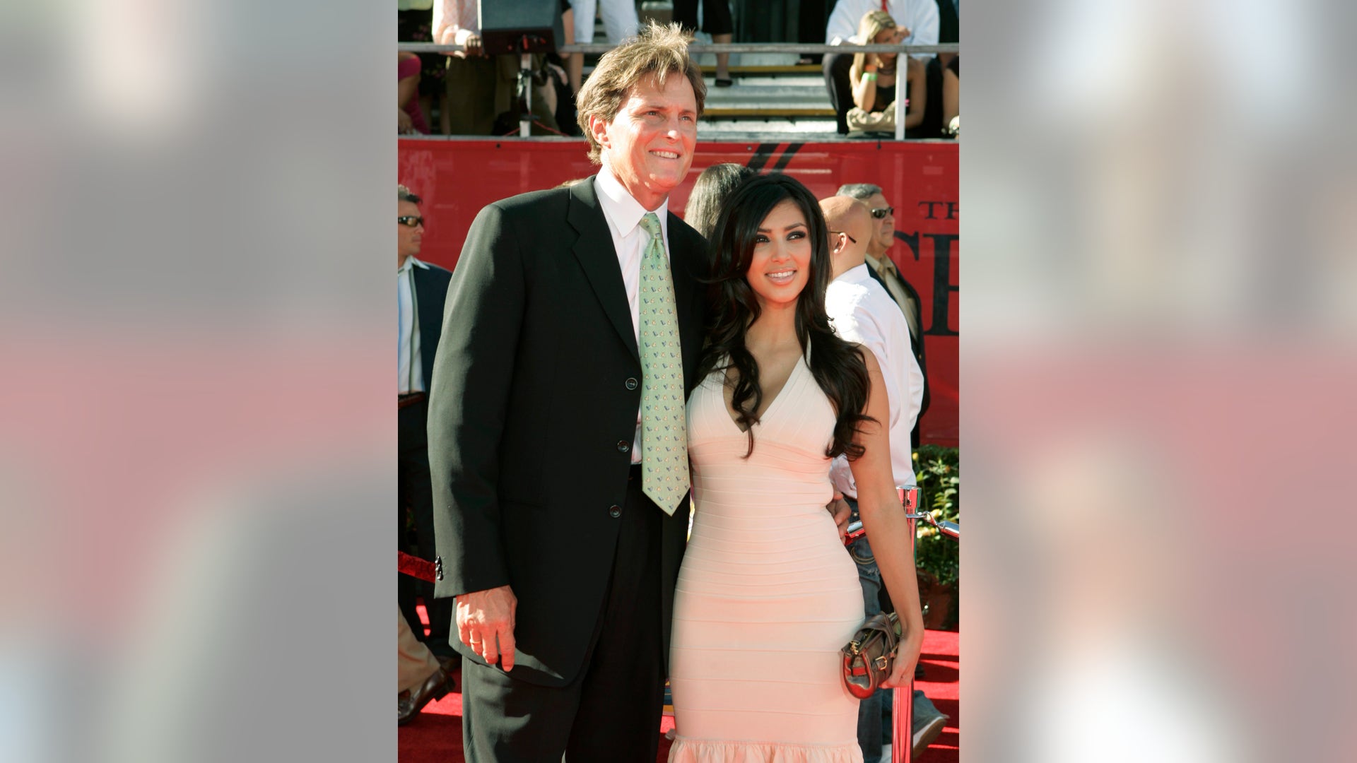 Bruce and Kim Kardashian