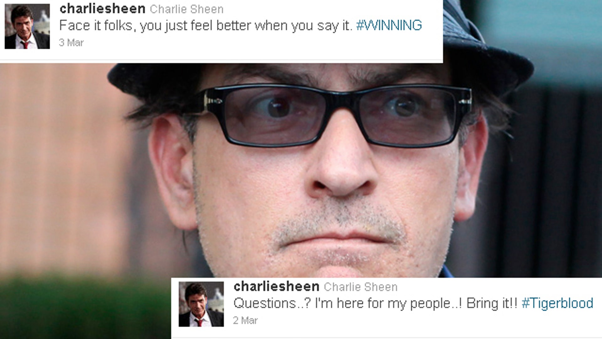 Twitter Stories of 2011 - CharlieSheenTweets