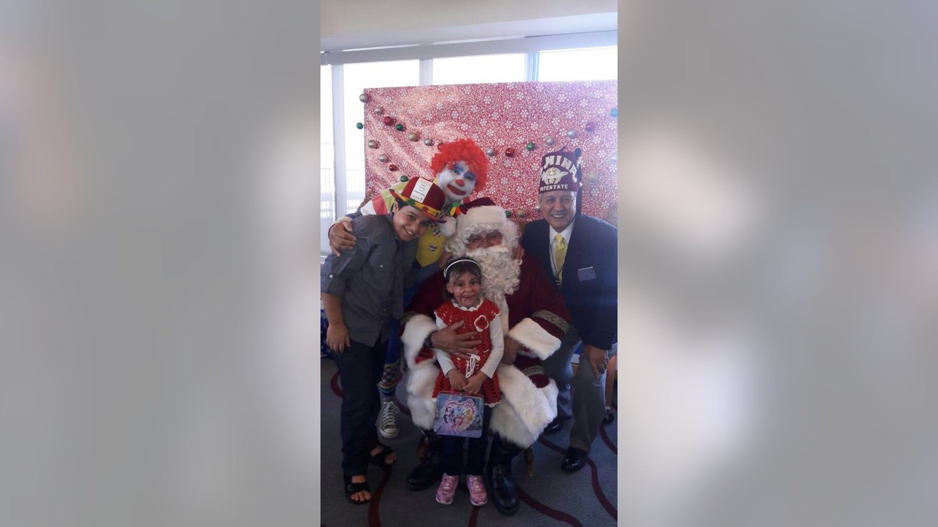 Christmas at Shriner's Hospital.