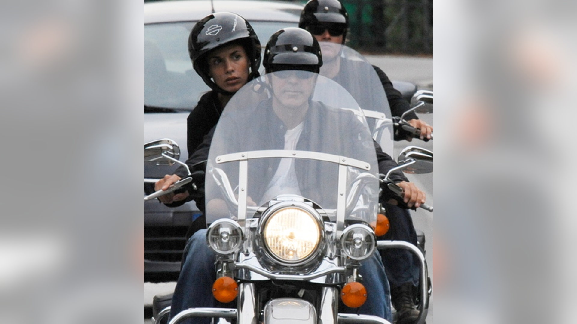 George Clooney and Elisabetta Canalis